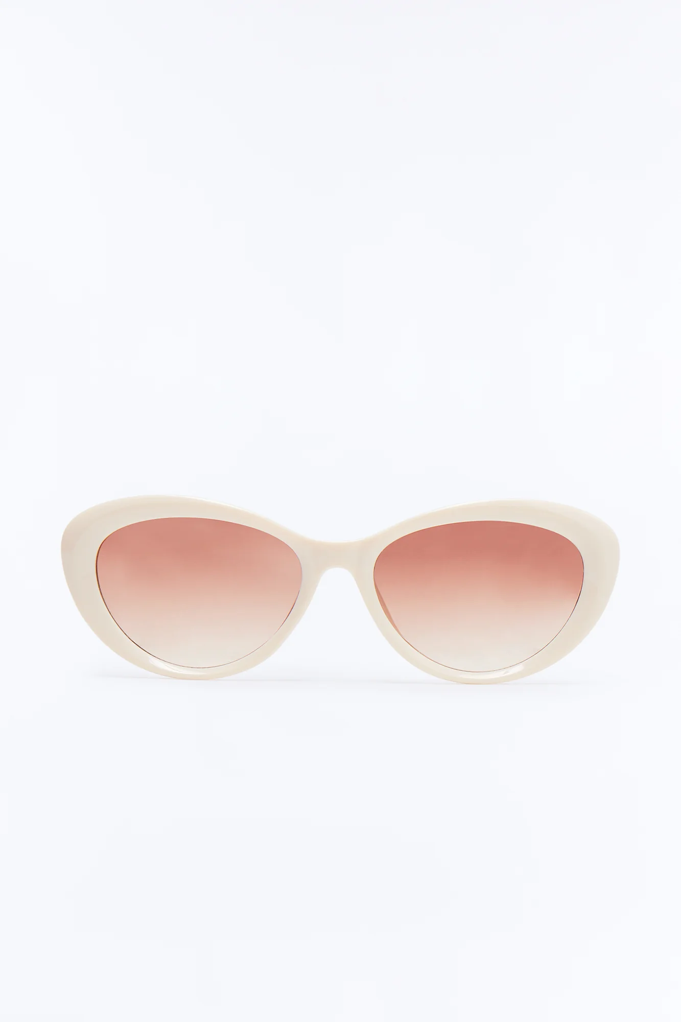 Chic Flick Sunglasses - Ivory - Image 4