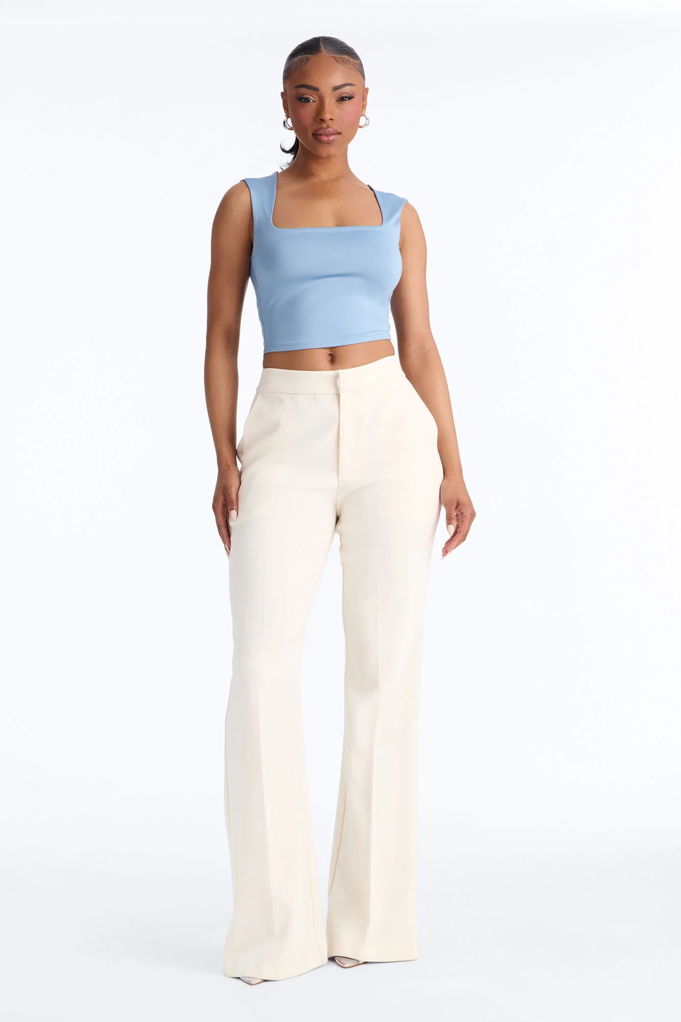 Christine Sleeveless Top - Blue - Image 2