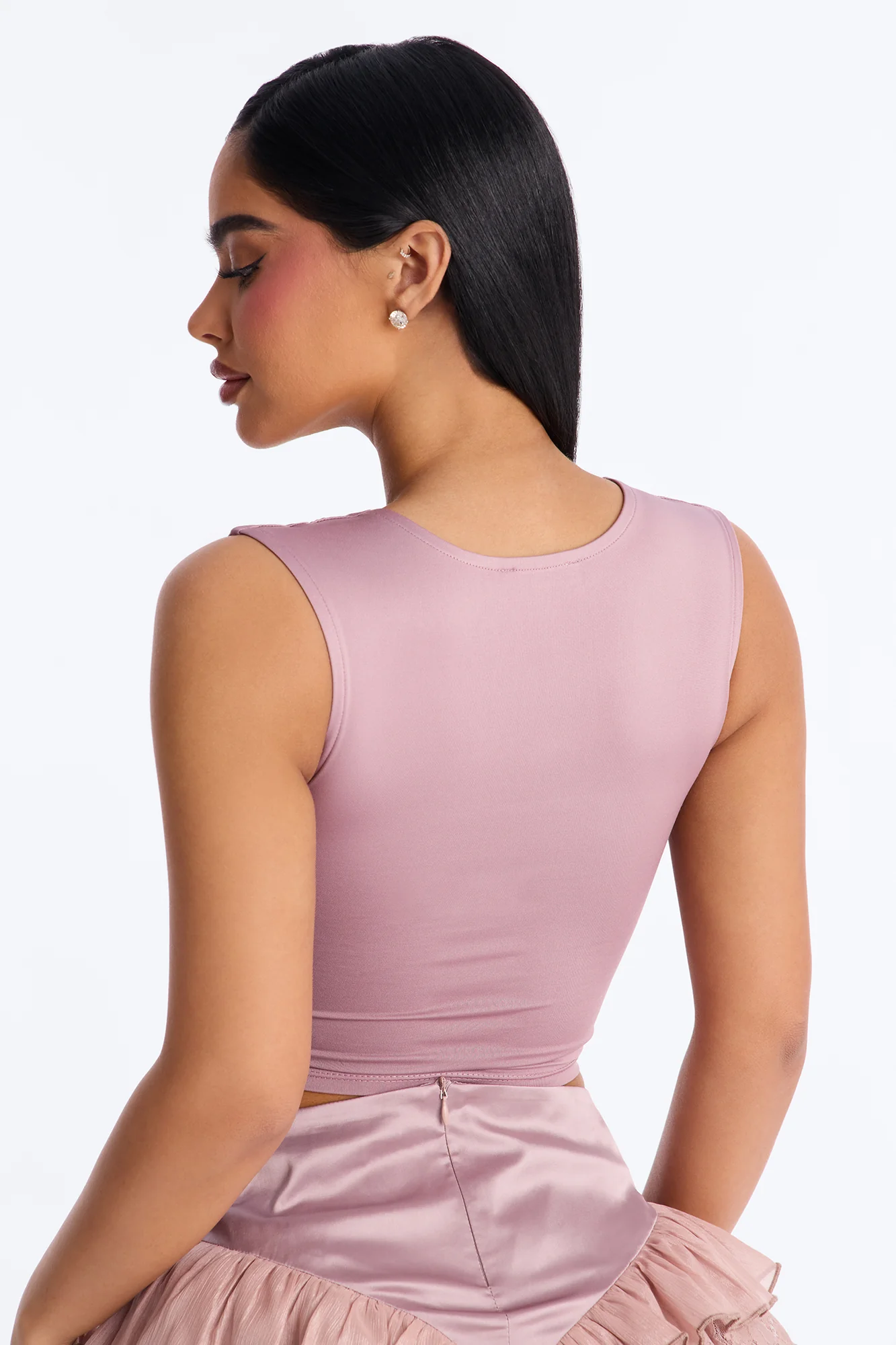 Christine Sleeveless Top - Lilac - Image 4