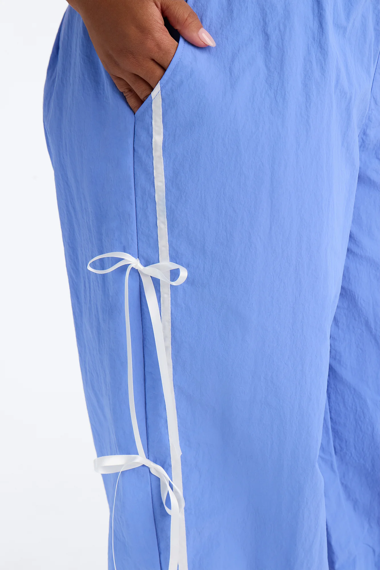 Cindy Windbreaker Track Pant - Periwinkle - Image 6