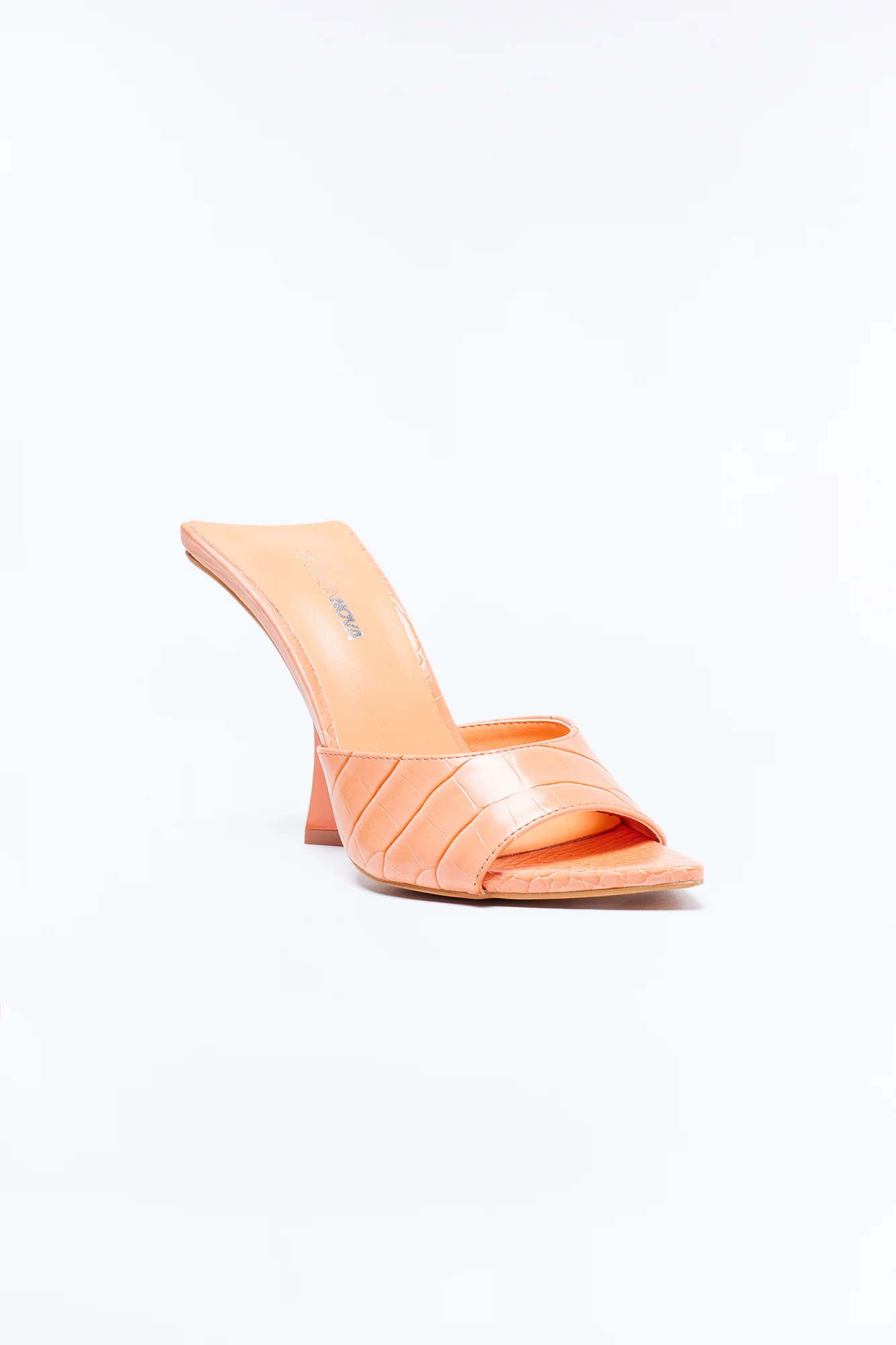 Citrus Croc Heels - Orange - Image 2
