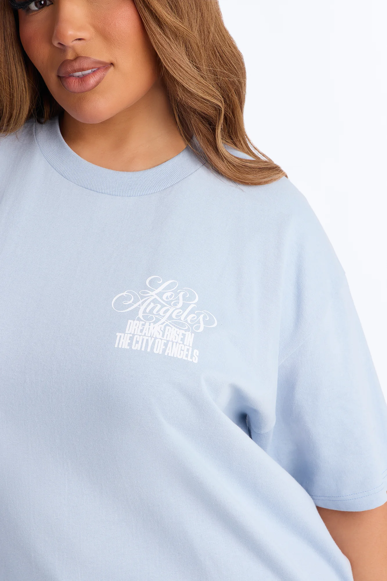 City Of Angles Forever Boxy Tee - Blue - Image 8