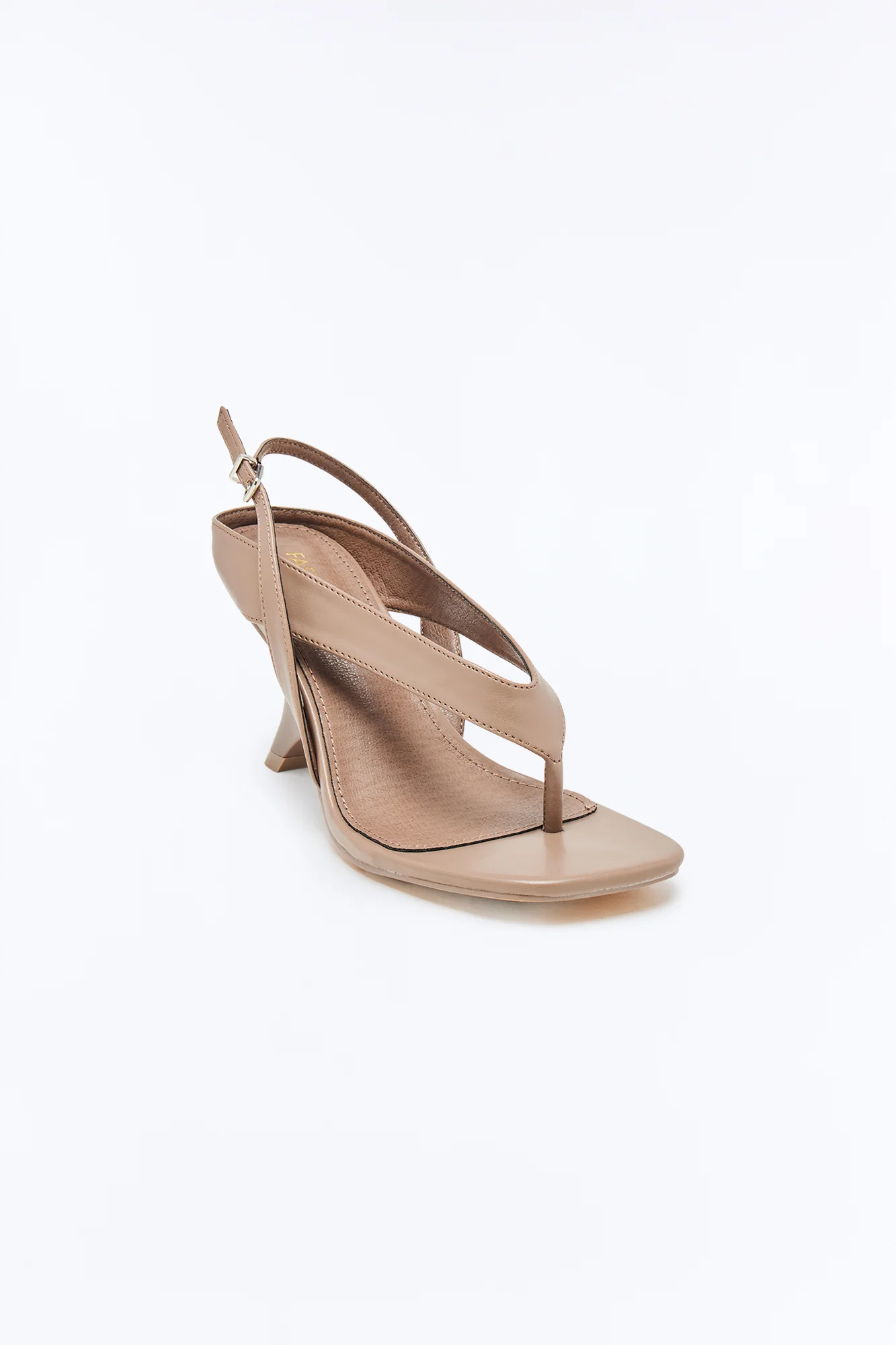 Clarence Novelty Slingback Wedges - Mocha - Image 2