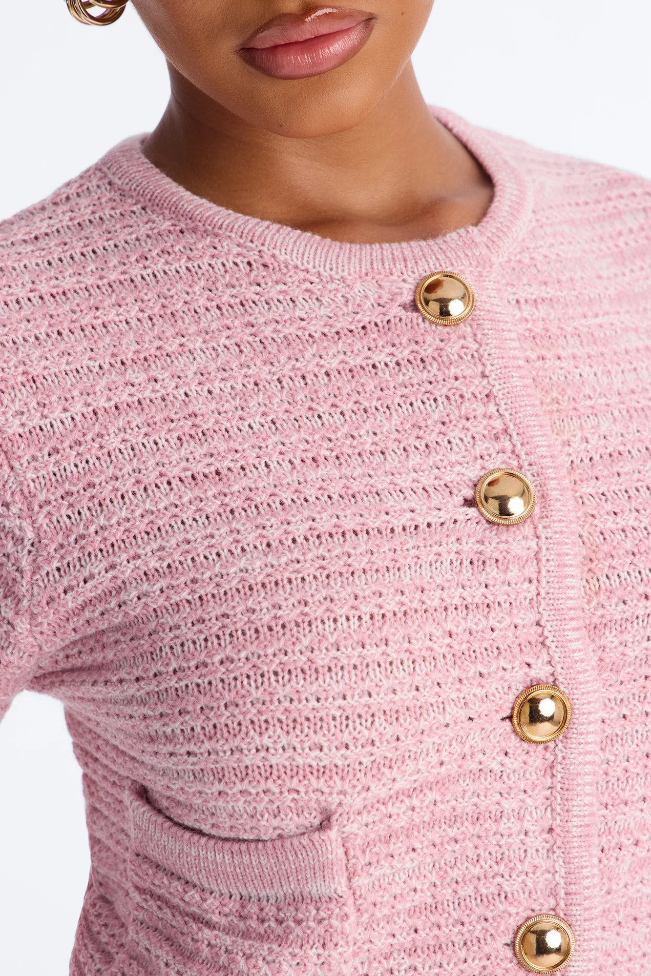 Class Act Cardigan - Pink - Image 3
