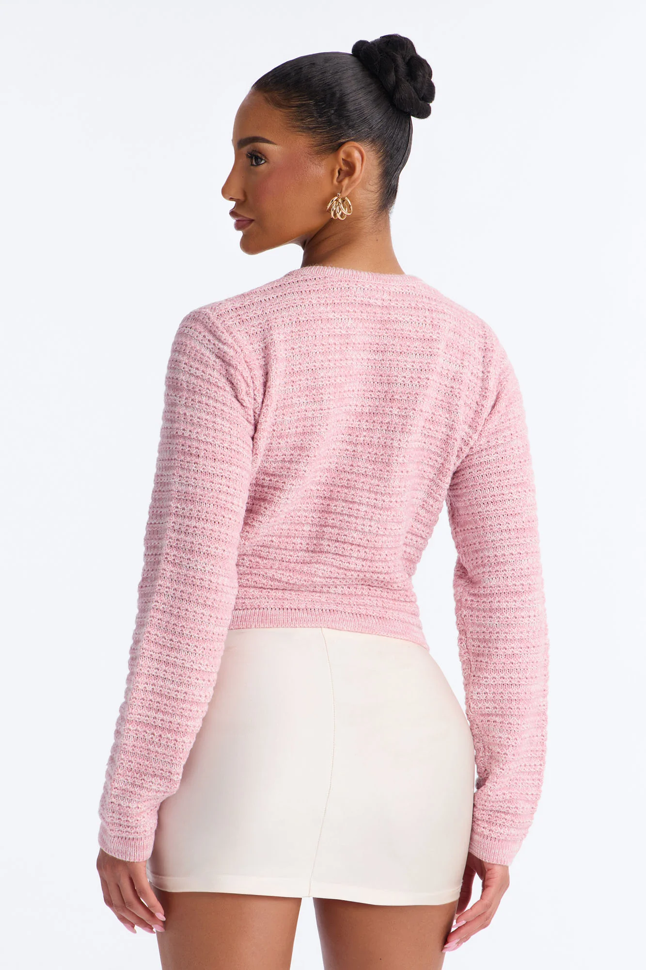 Class Act Cardigan - Pink - Image 4