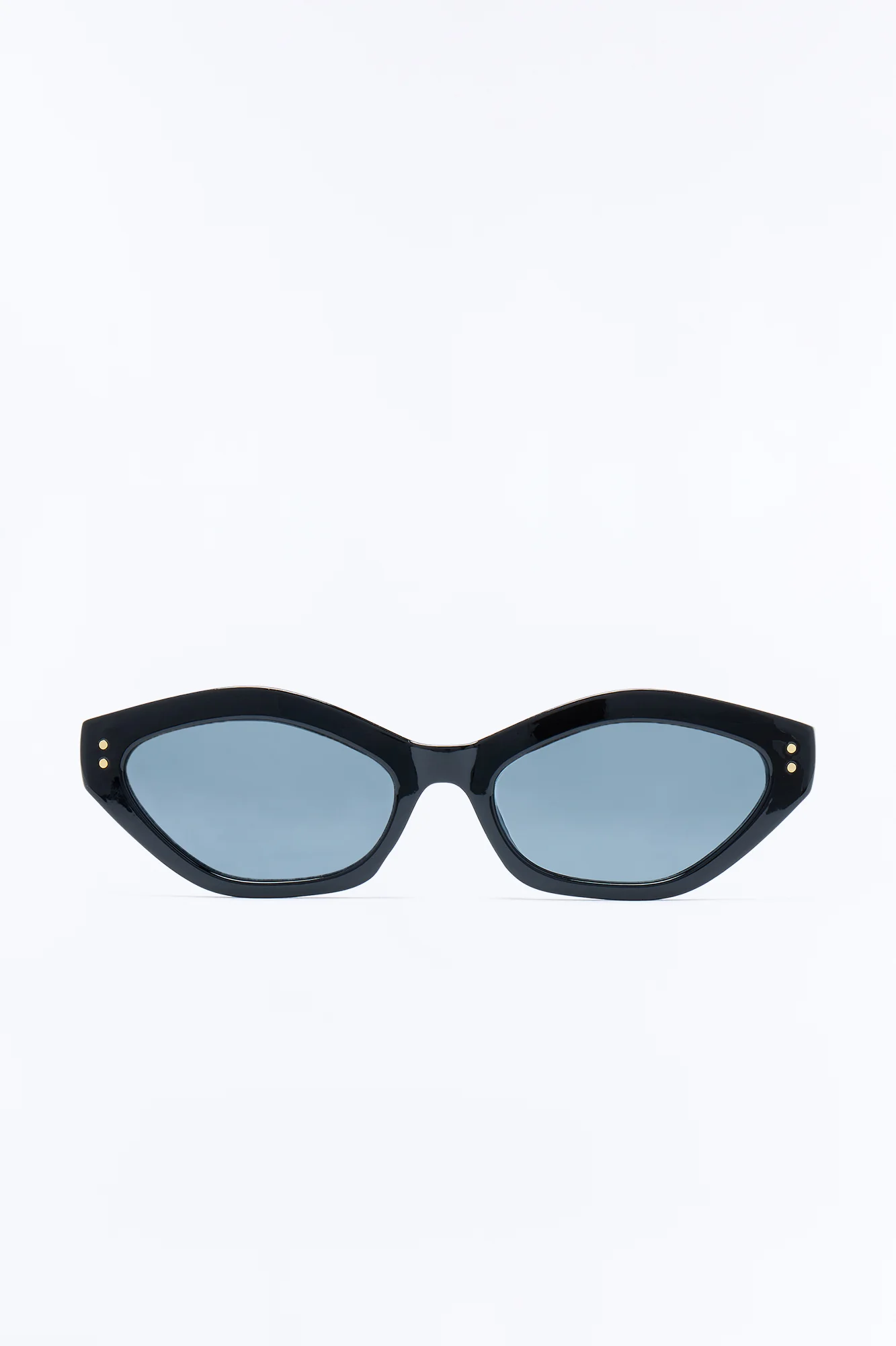 Classy Act Cat Eye Sunglasses - Black - Image 3