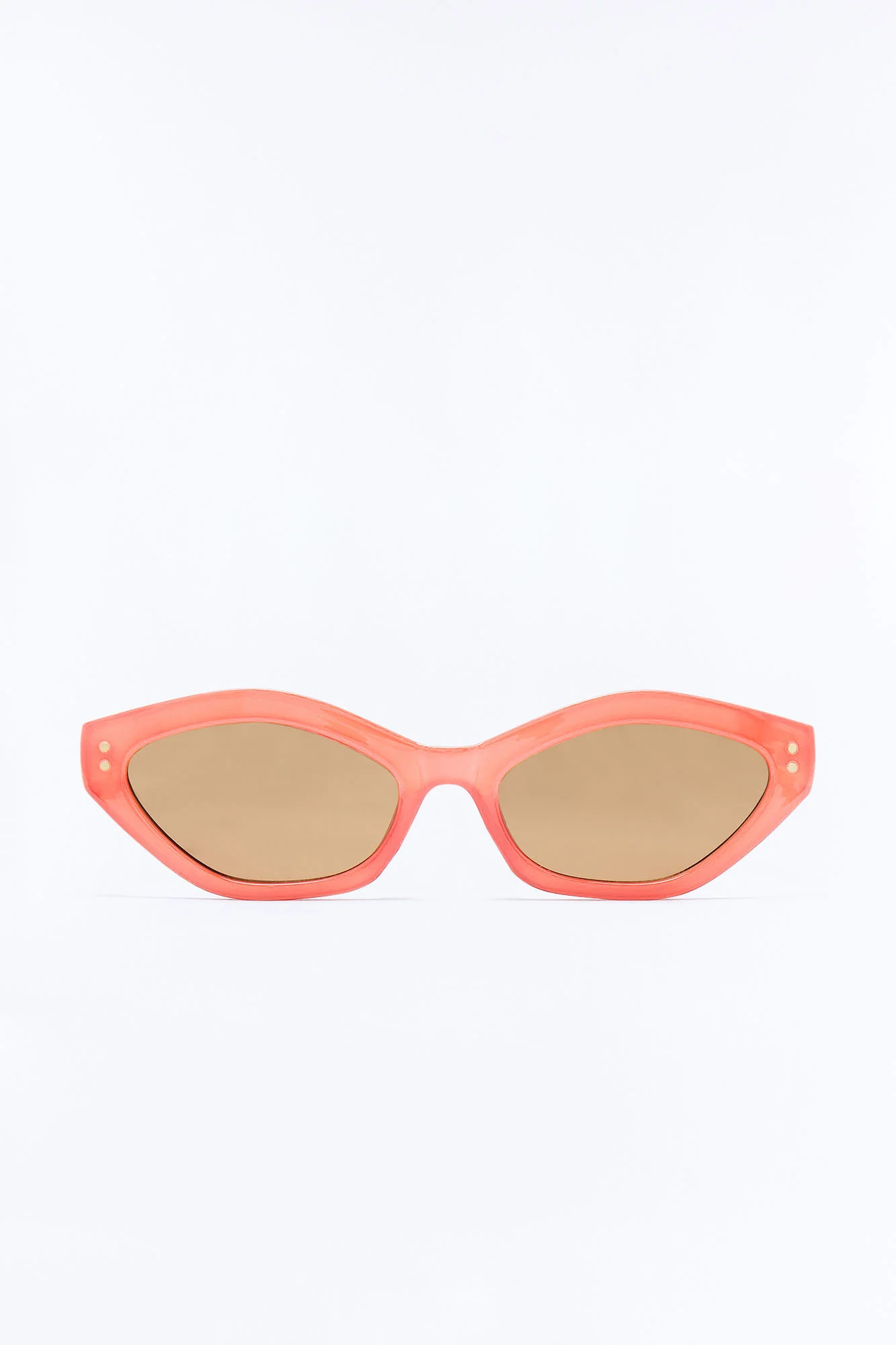 Classy Act Cat Eye Sunglasses - Mauve - Image 3