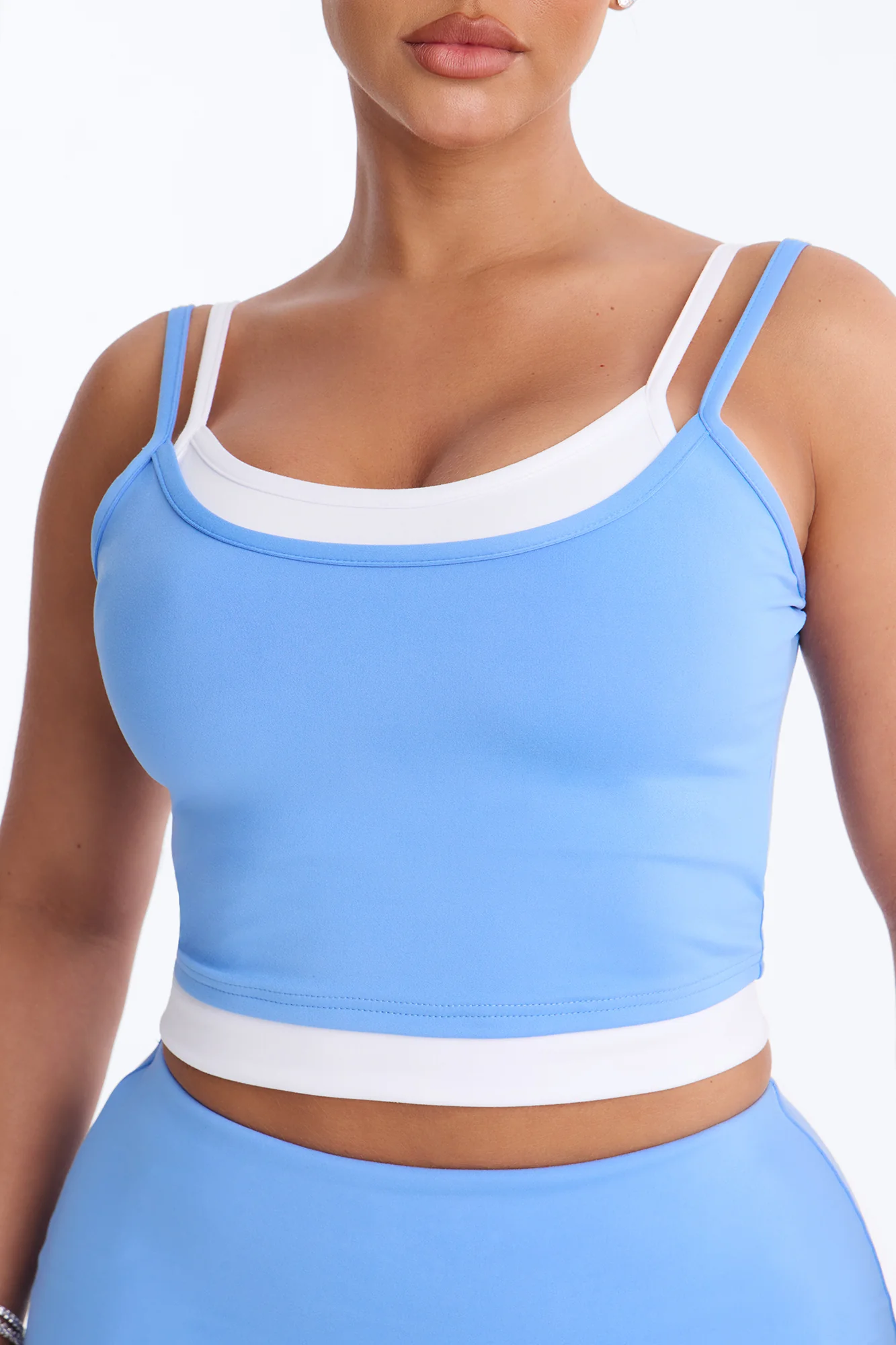 Claudia Mini Skirt Set - Blue - Image 3