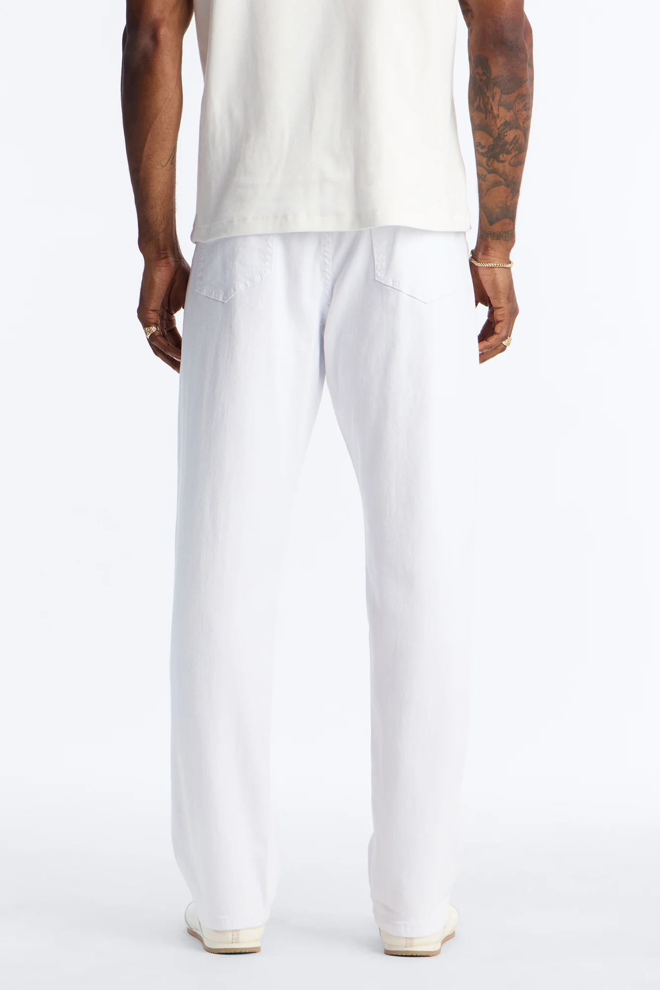 Clean Feel Straight Jean - White - Image 4