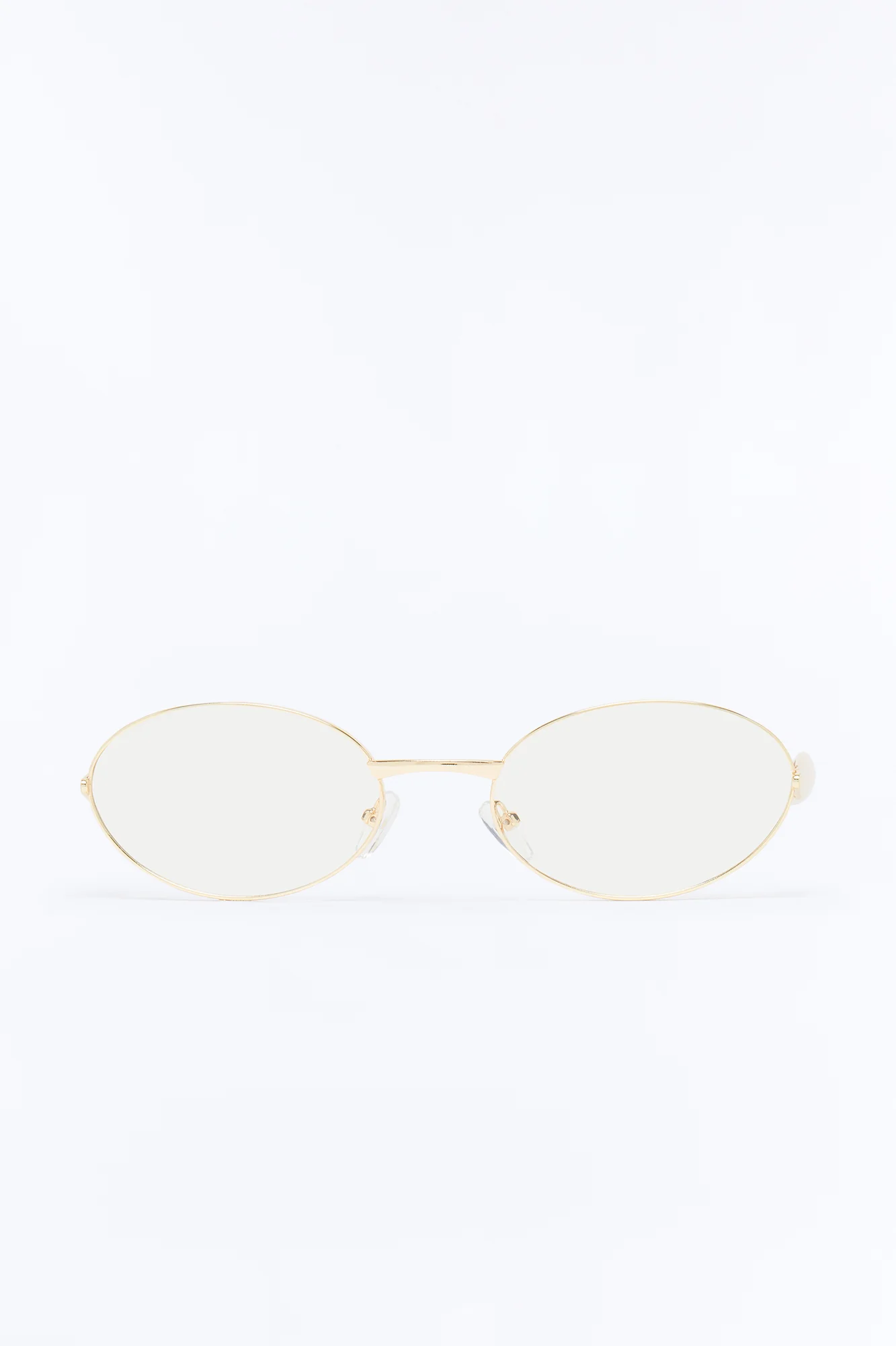 Clearly Into You Sunglasses - Gold/Clear - Image 3
