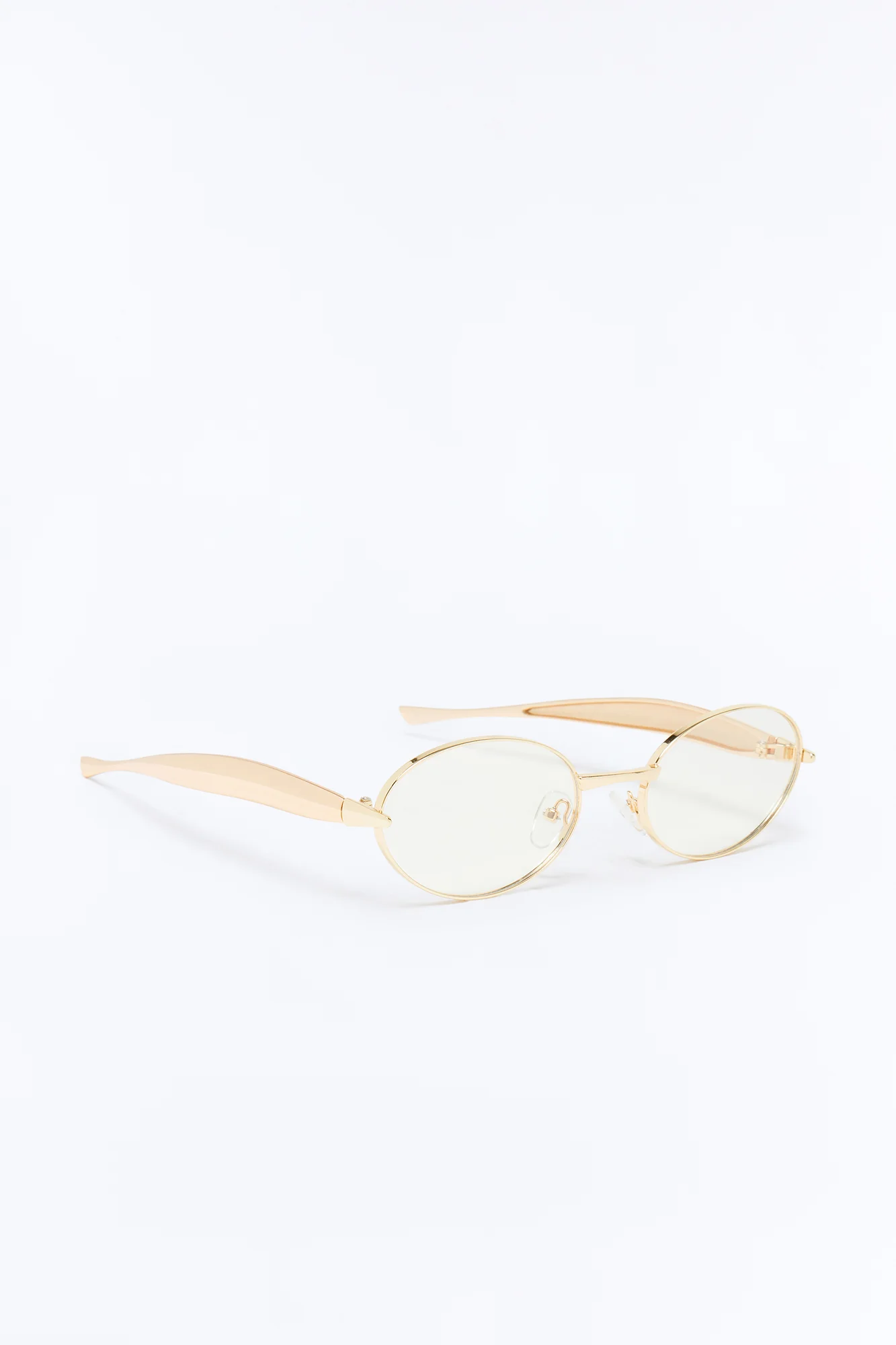 Clearly Into You Sunglasses - Gold/Clear - Image 4