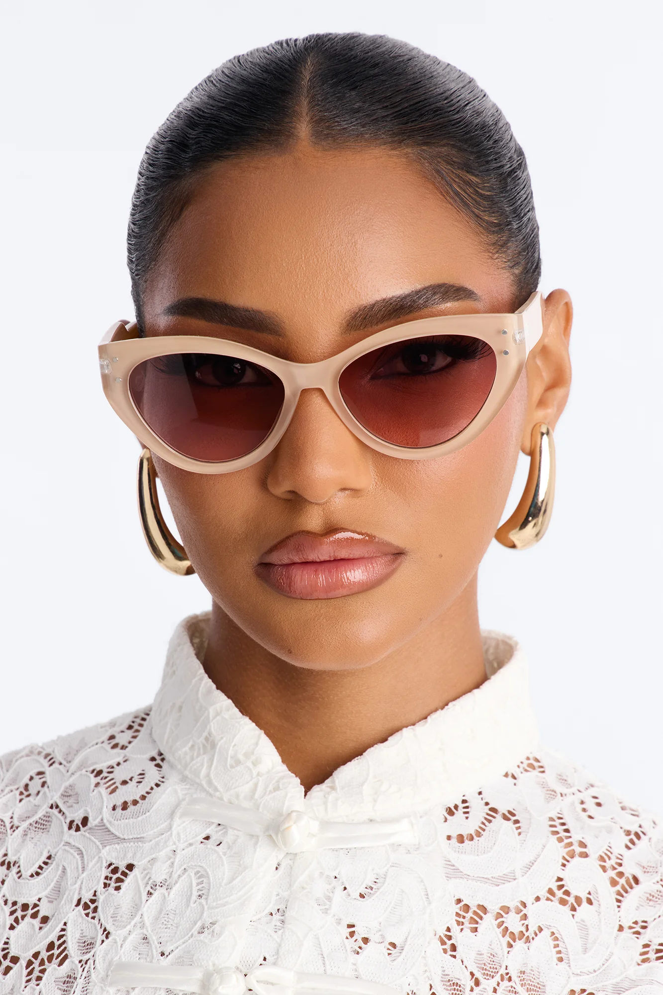 Cloud Nine Sunglasses - Nude