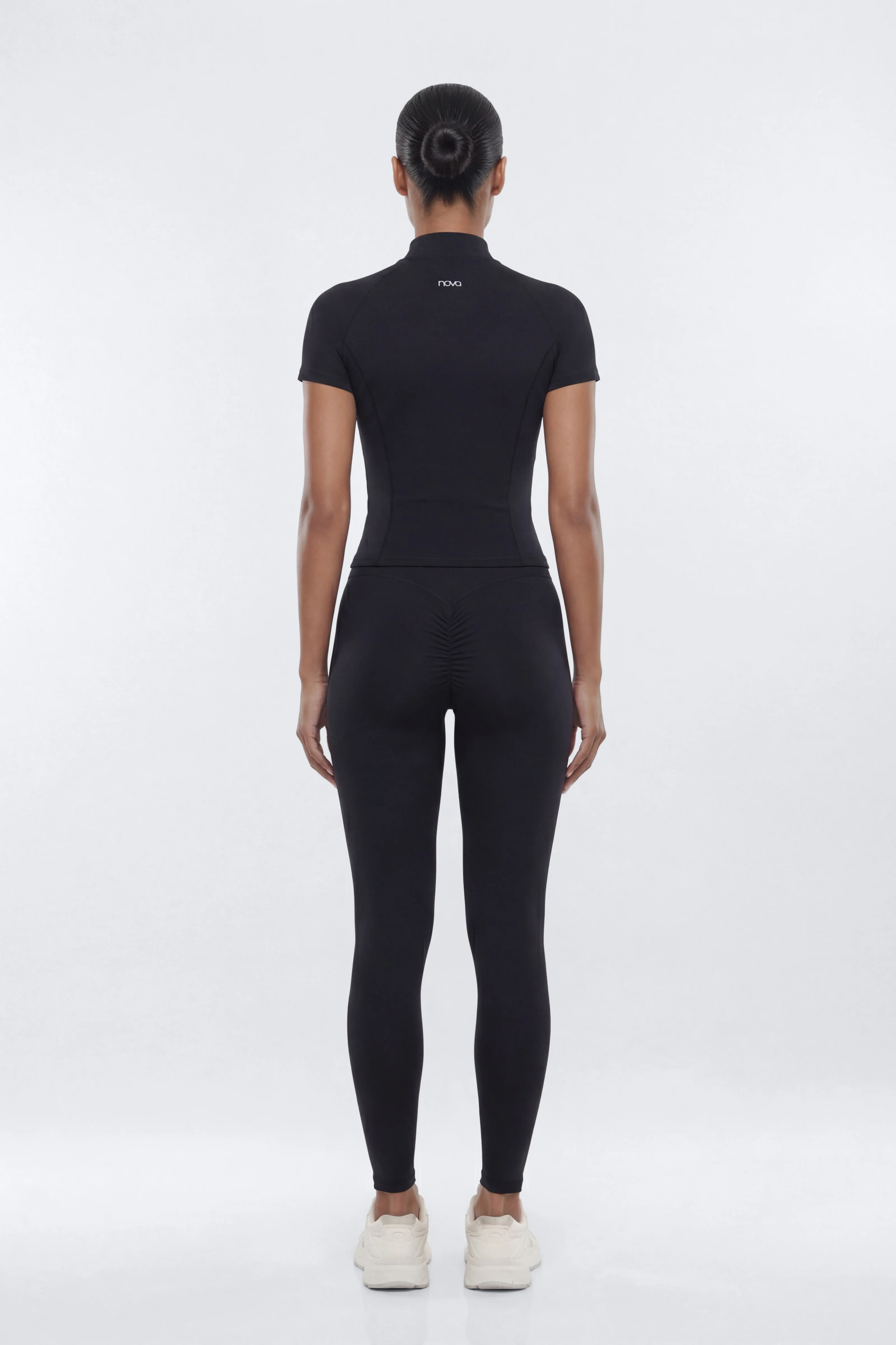 CloudForm™ 25″ Invisible Scrunch Legging - Black - Image 3