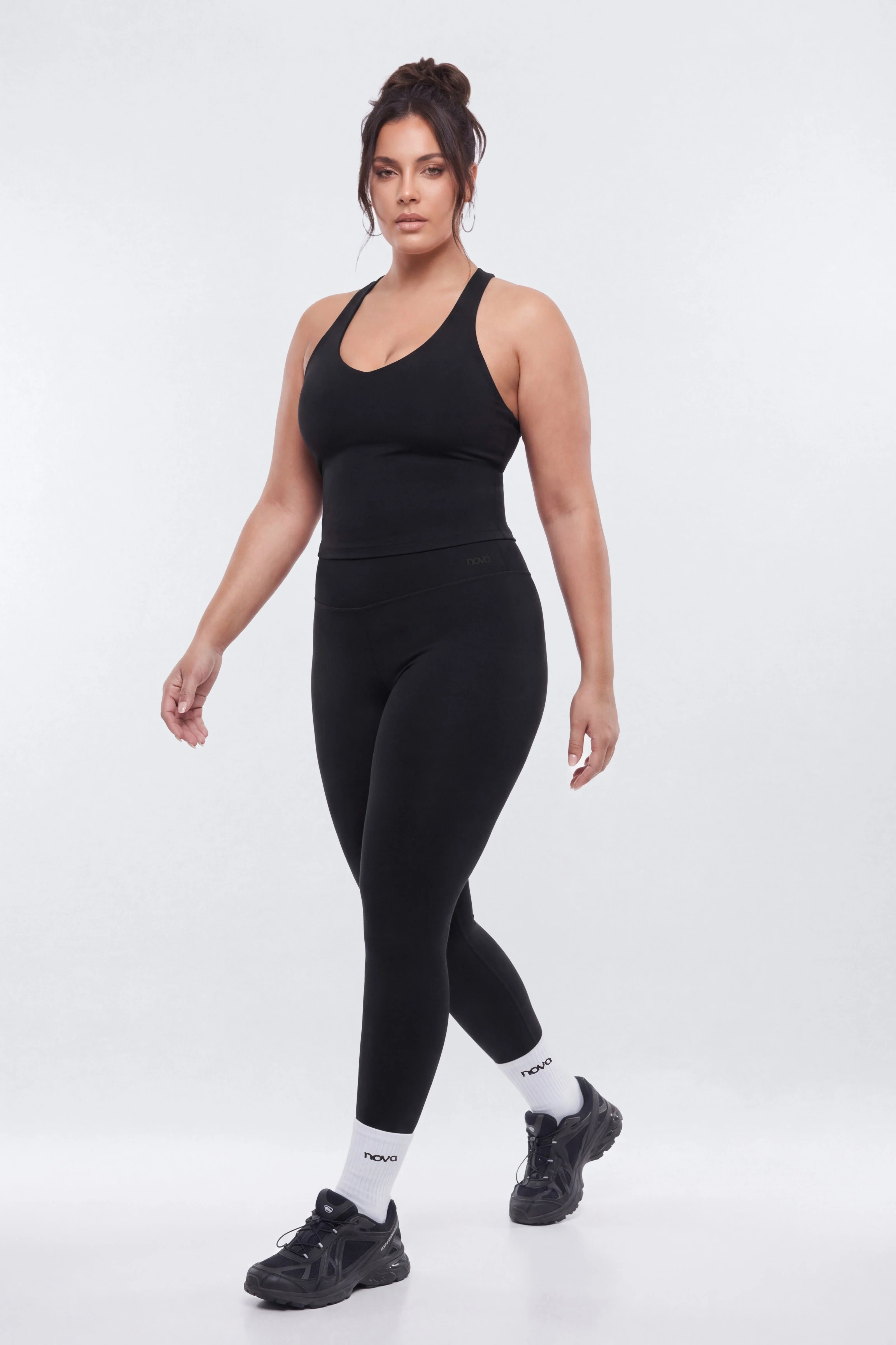 CloudForm™ 25″ Low Rise Legging - Black - Image 7