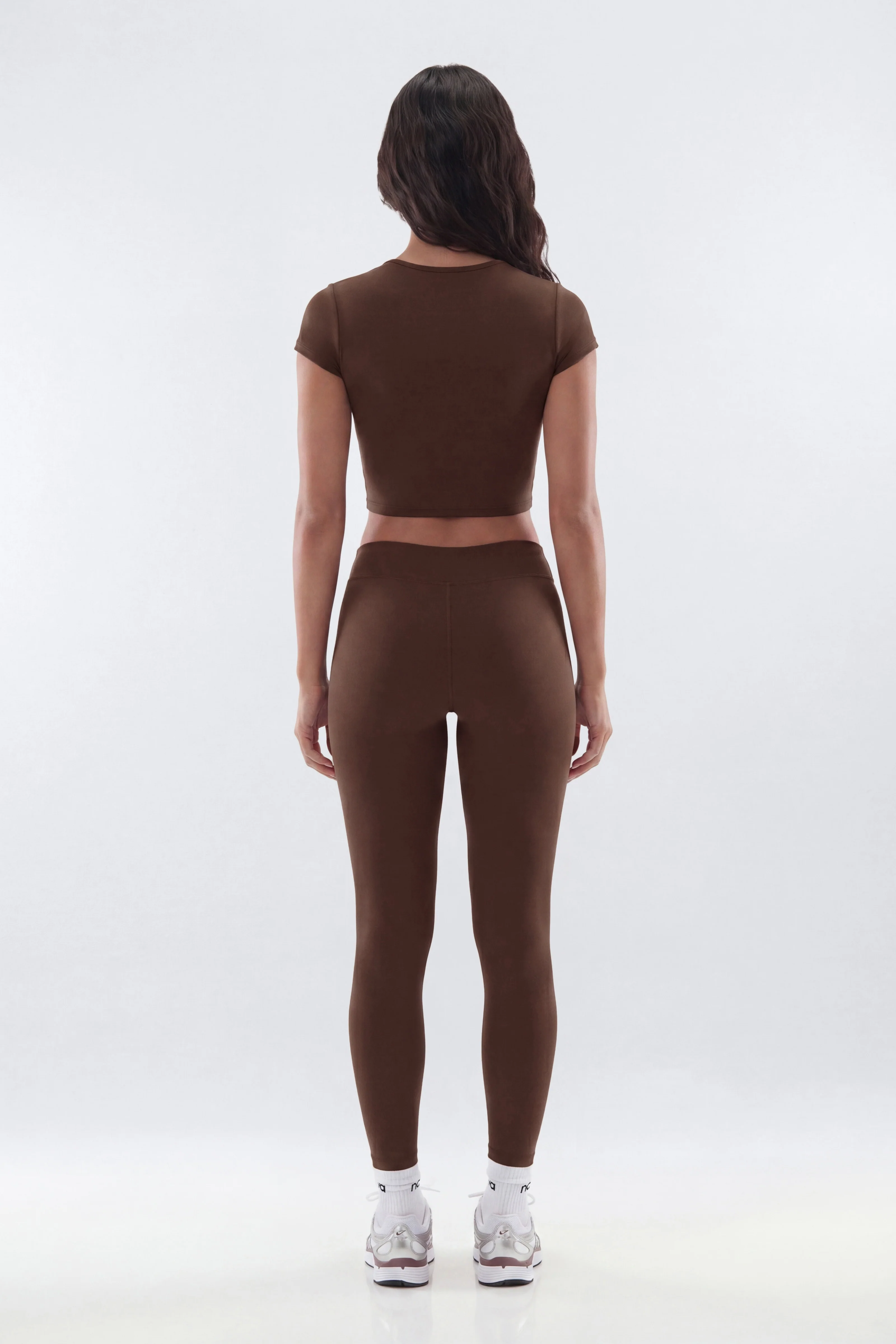 CloudForm™ 25″ Low Rise Legging - Brown - Image 3