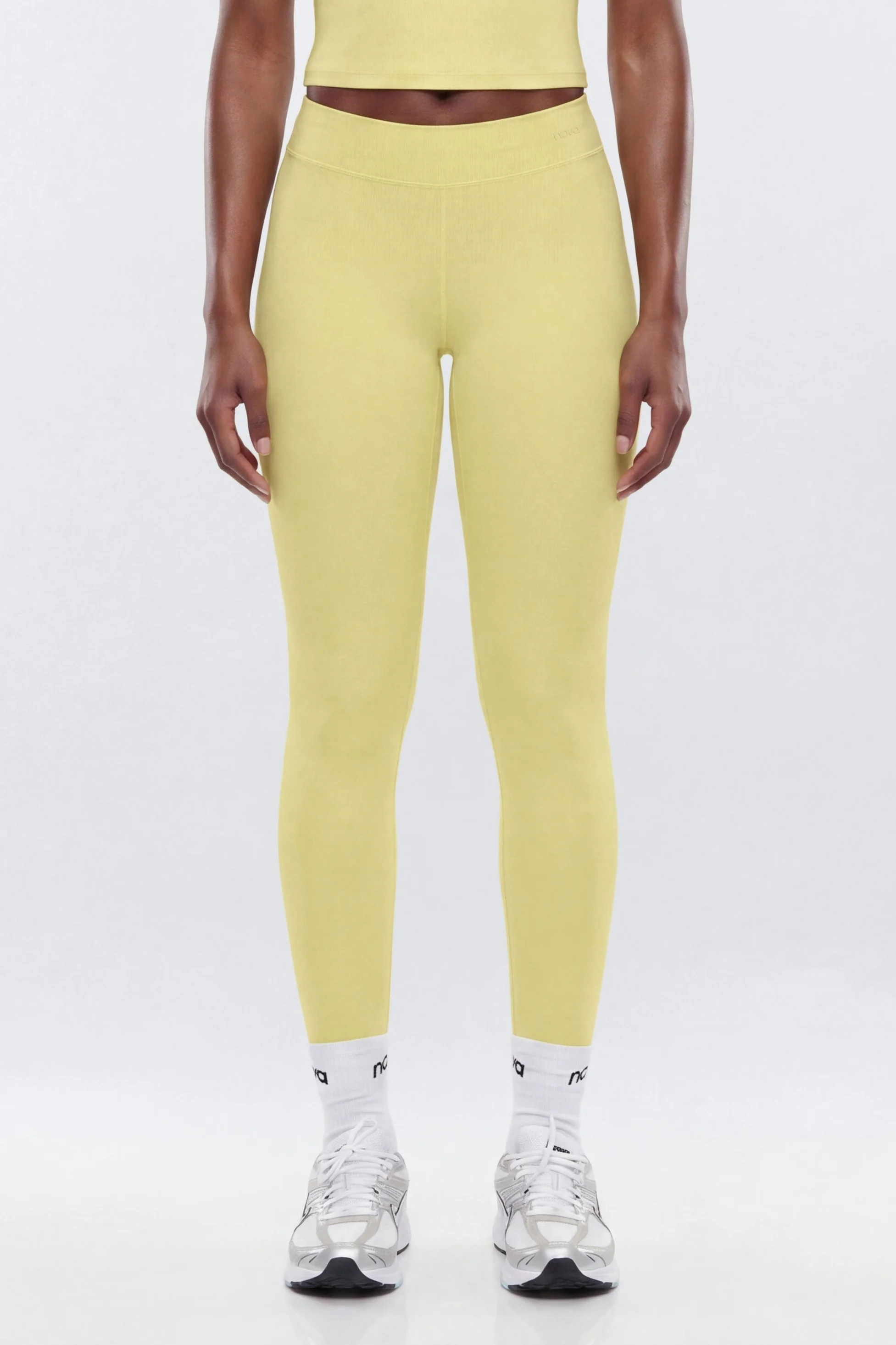 CloudForm™ 25″ Low Rise Legging - Yellow - Image 2