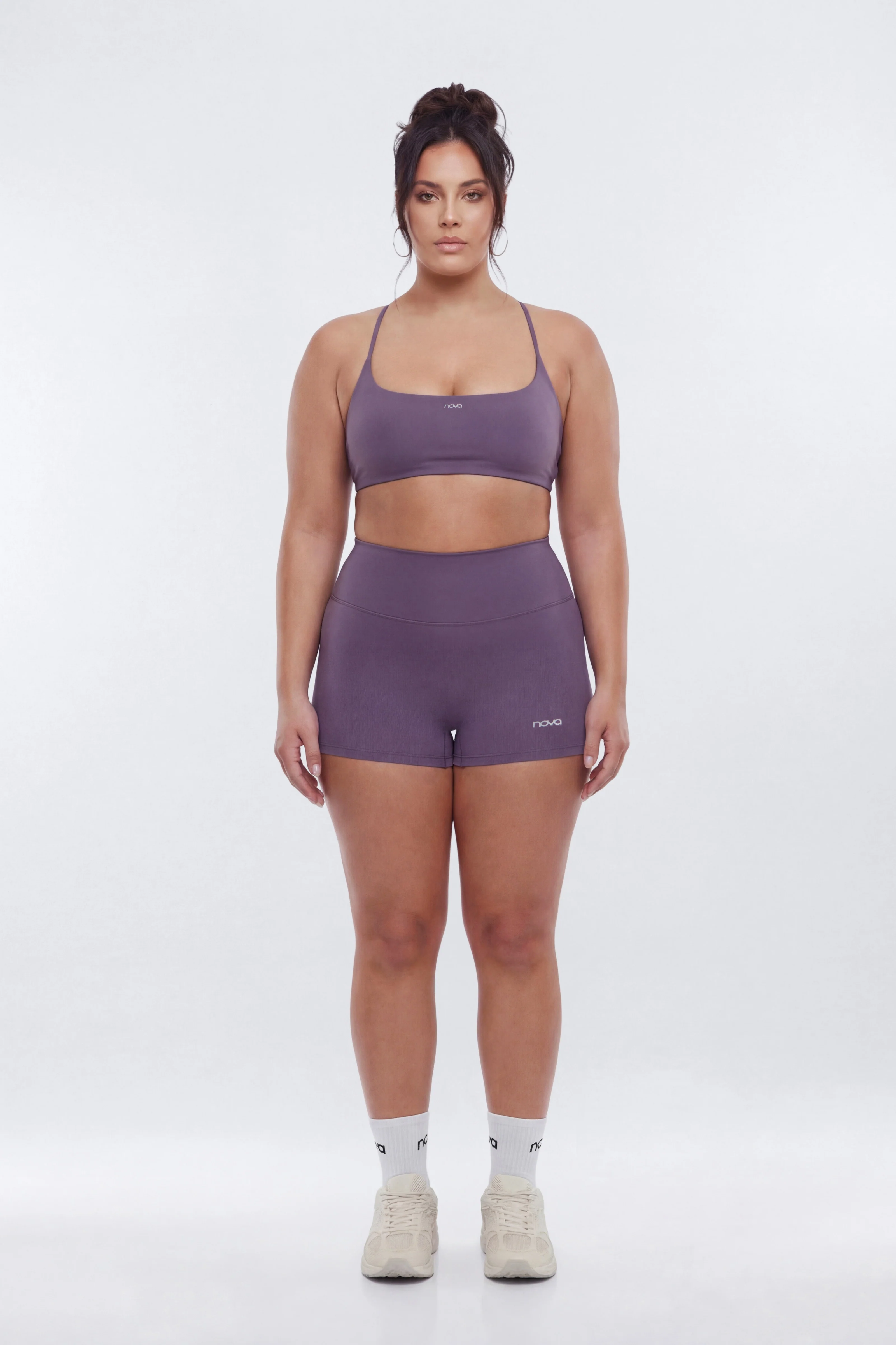 CloudForm™ 3″ Invisible Scrunch Biker Short - Iris - Image 5