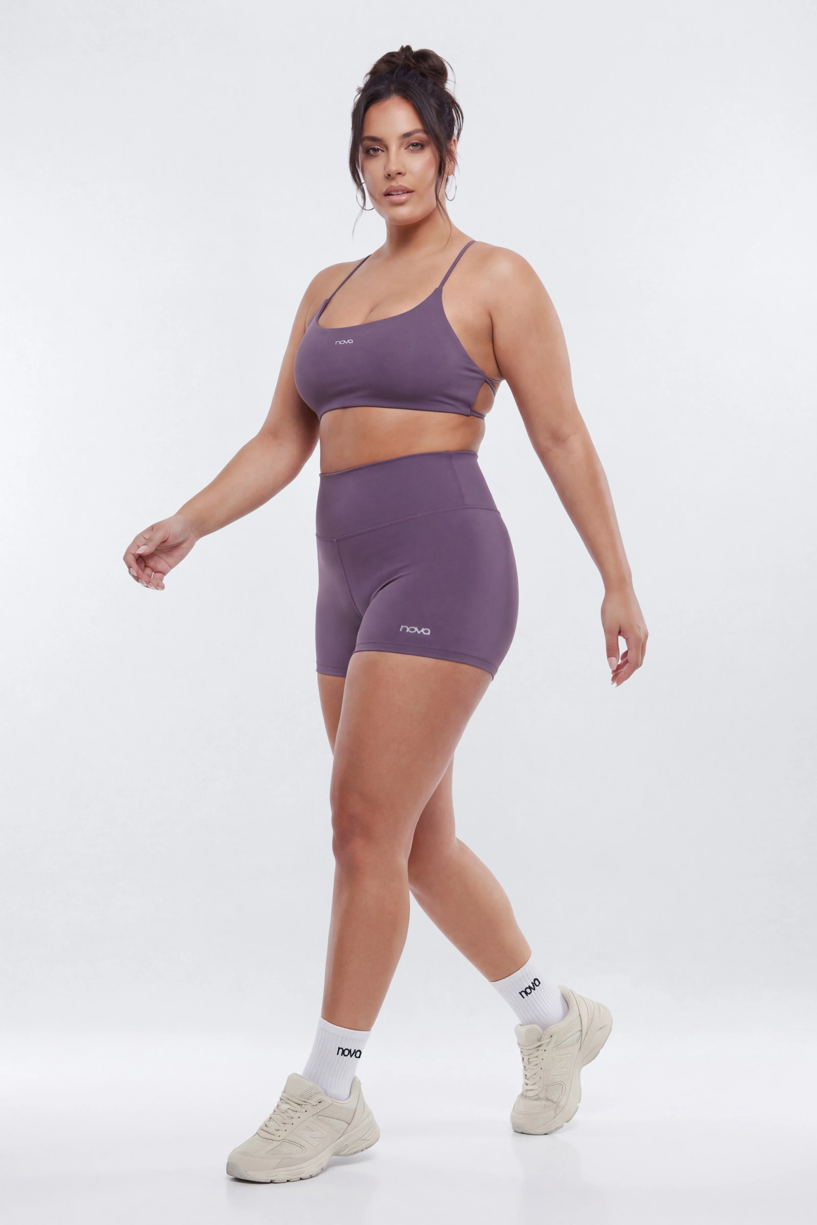 CloudForm™ 3″ Invisible Scrunch Biker Short - Iris - Image 6