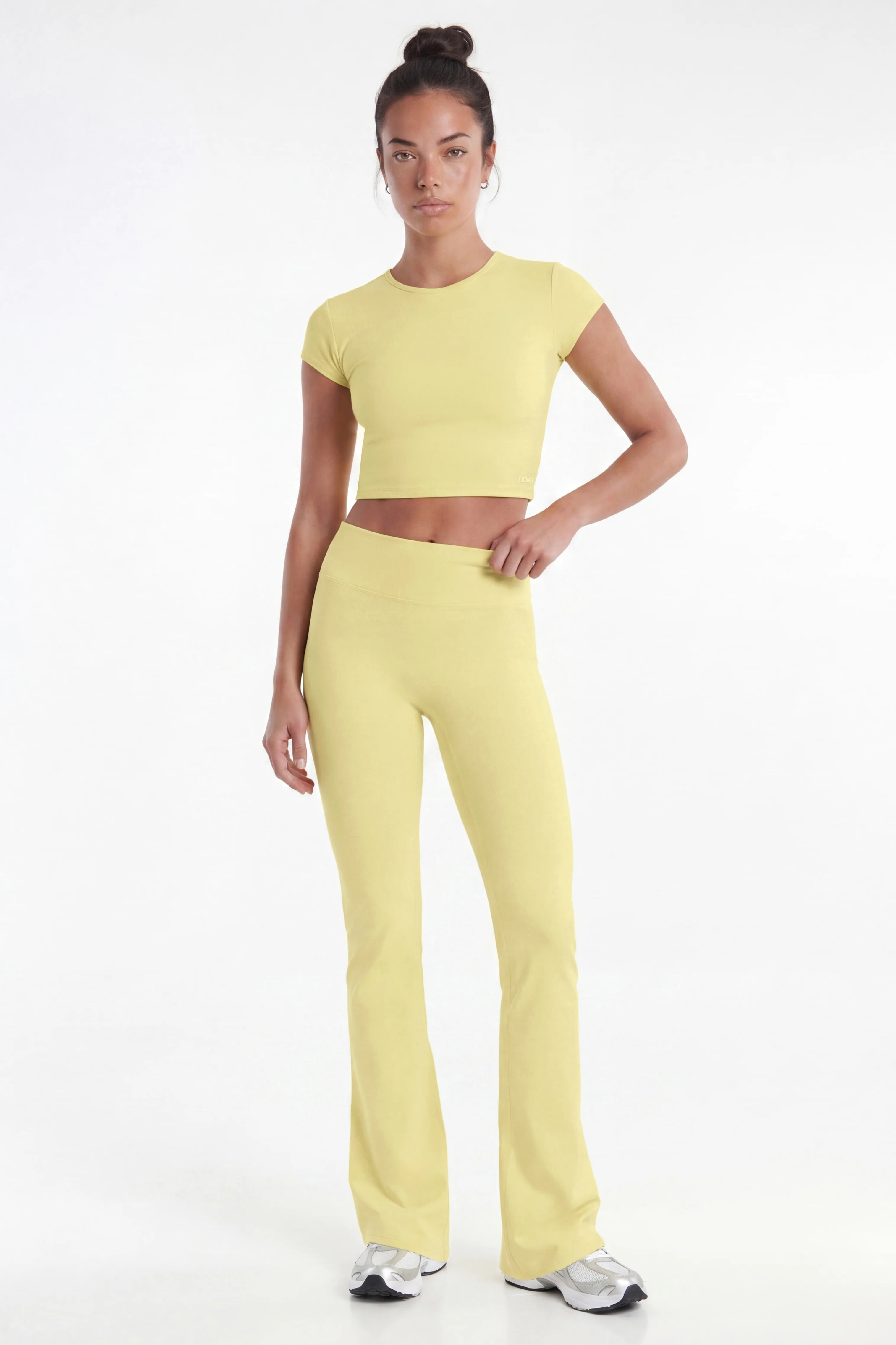 CloudForm™ 32″ Flare Legging - Yellow