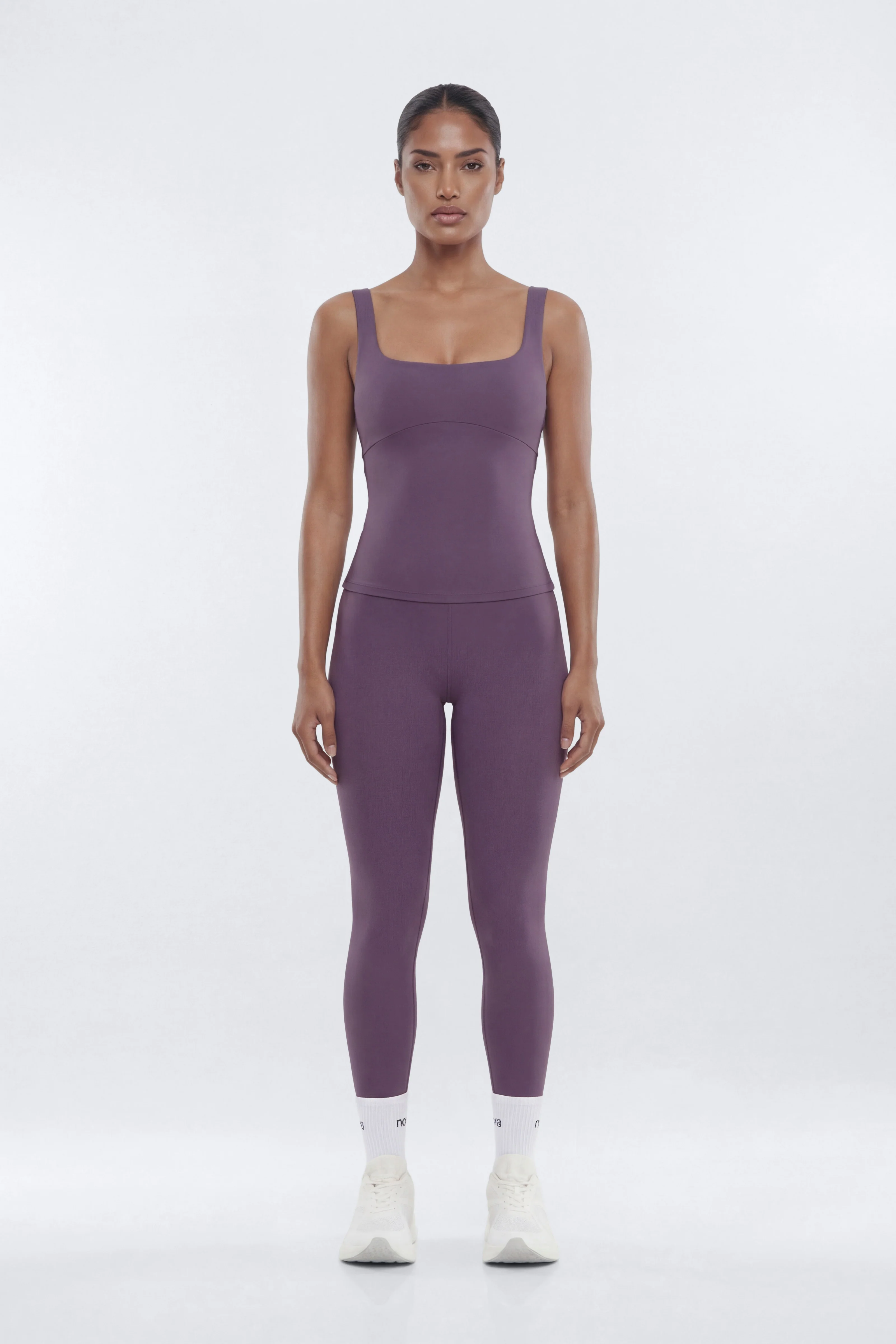 CloudForm™ Cut Out Back Sport Tank - Iris - Image 2
