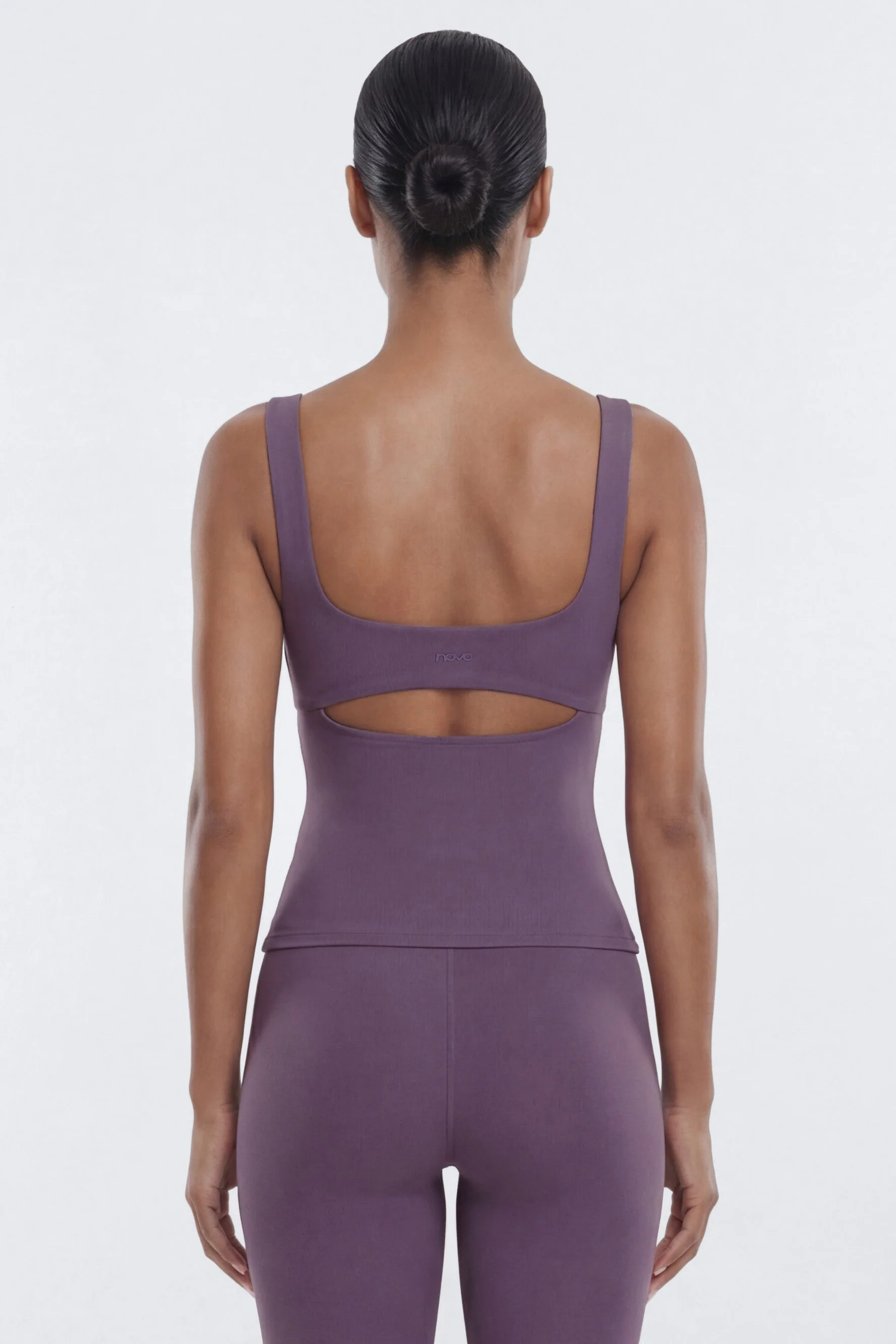 CloudForm™ Cut Out Back Sport Tank - Iris - Image 4