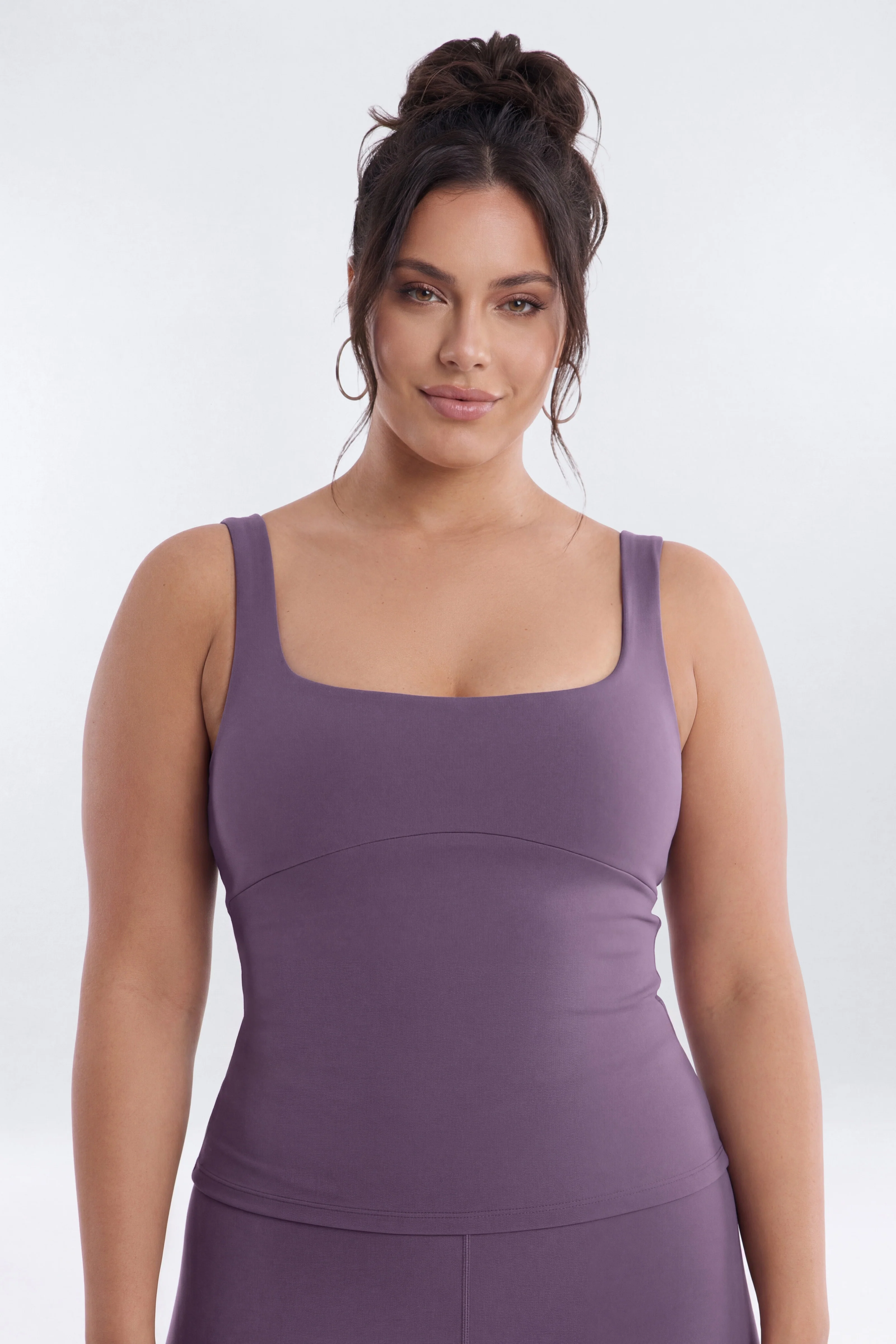 CloudForm™ Cut Out Back Sport Tank - Iris - Image 6