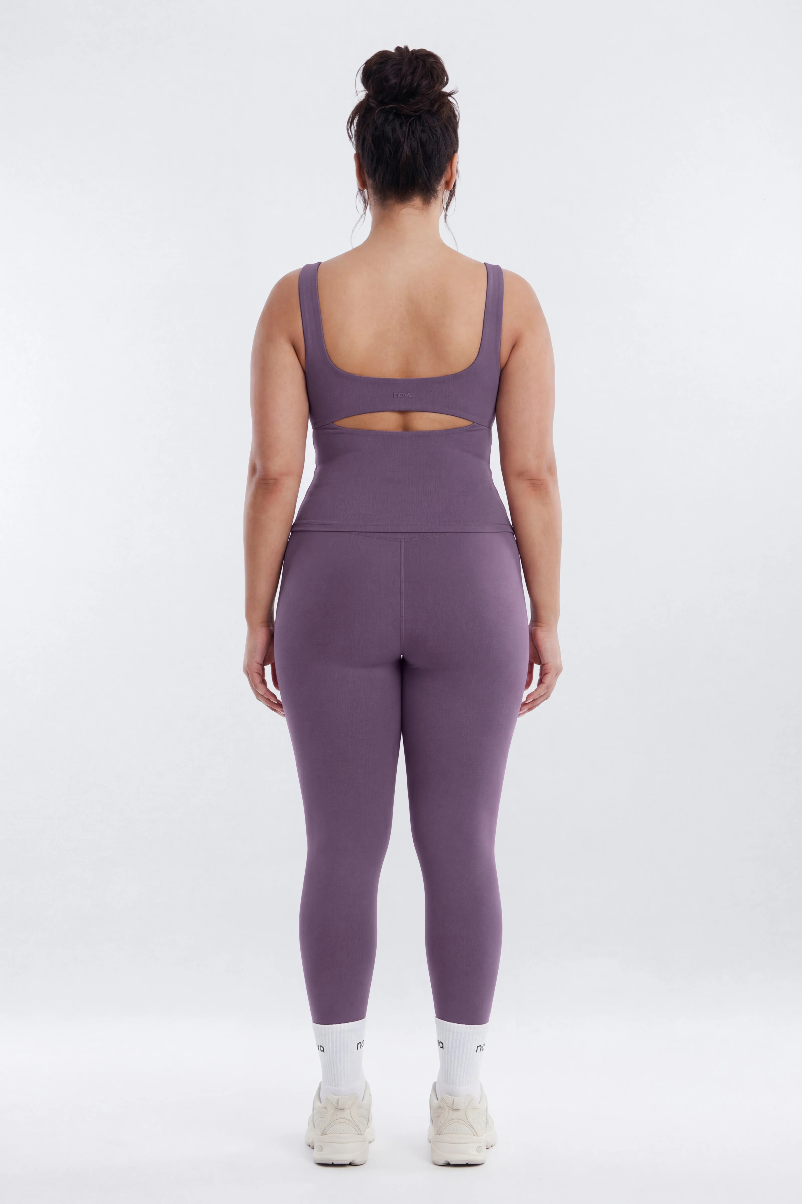 CloudForm™ Cut Out Back Sport Tank - Iris - Image 8