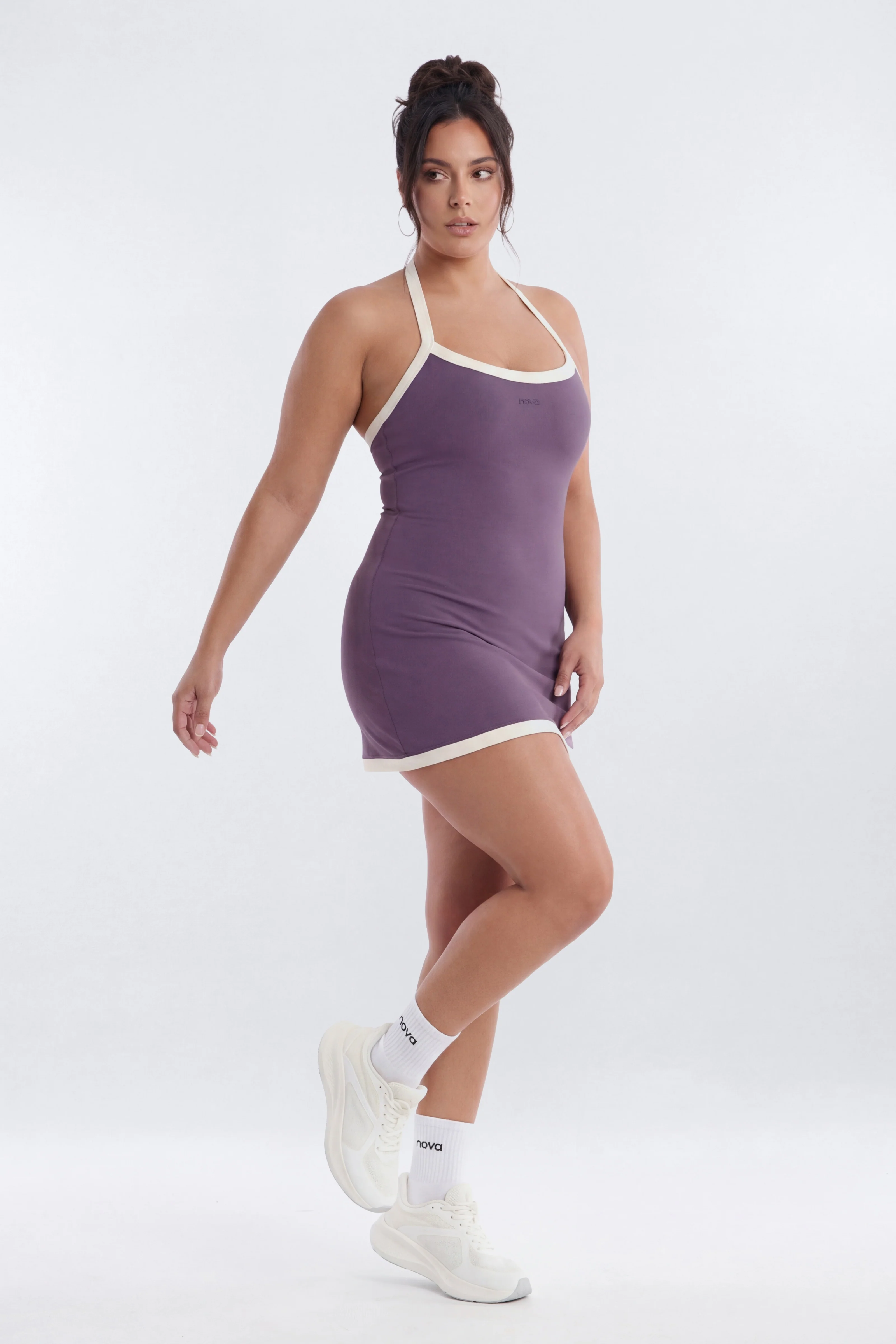 CloudForm™ Halter 2-in-1 Sports Dress - Iris - Image 6
