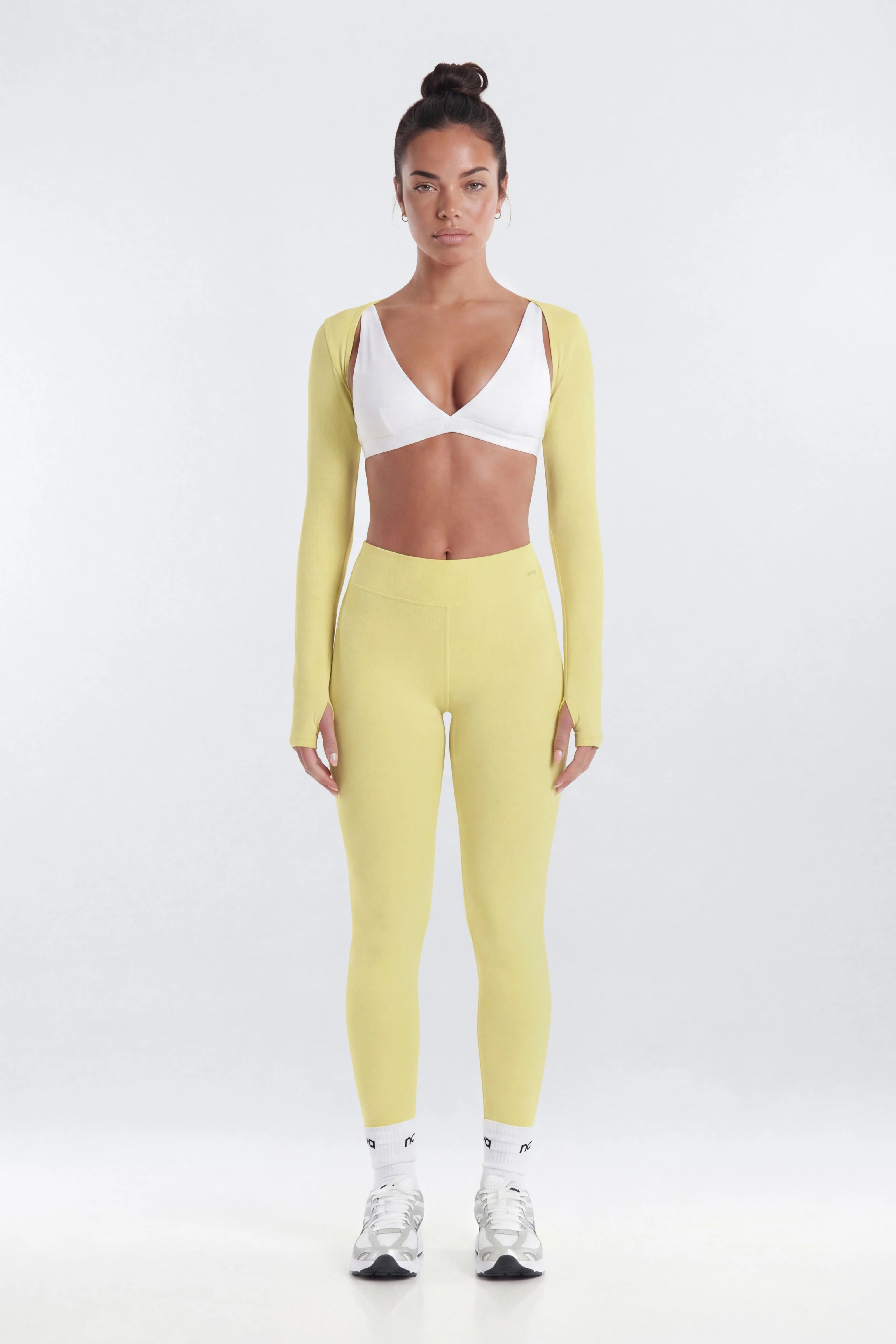 CloudForm™ Long Sleeve Shrug - Yellow - Image 3