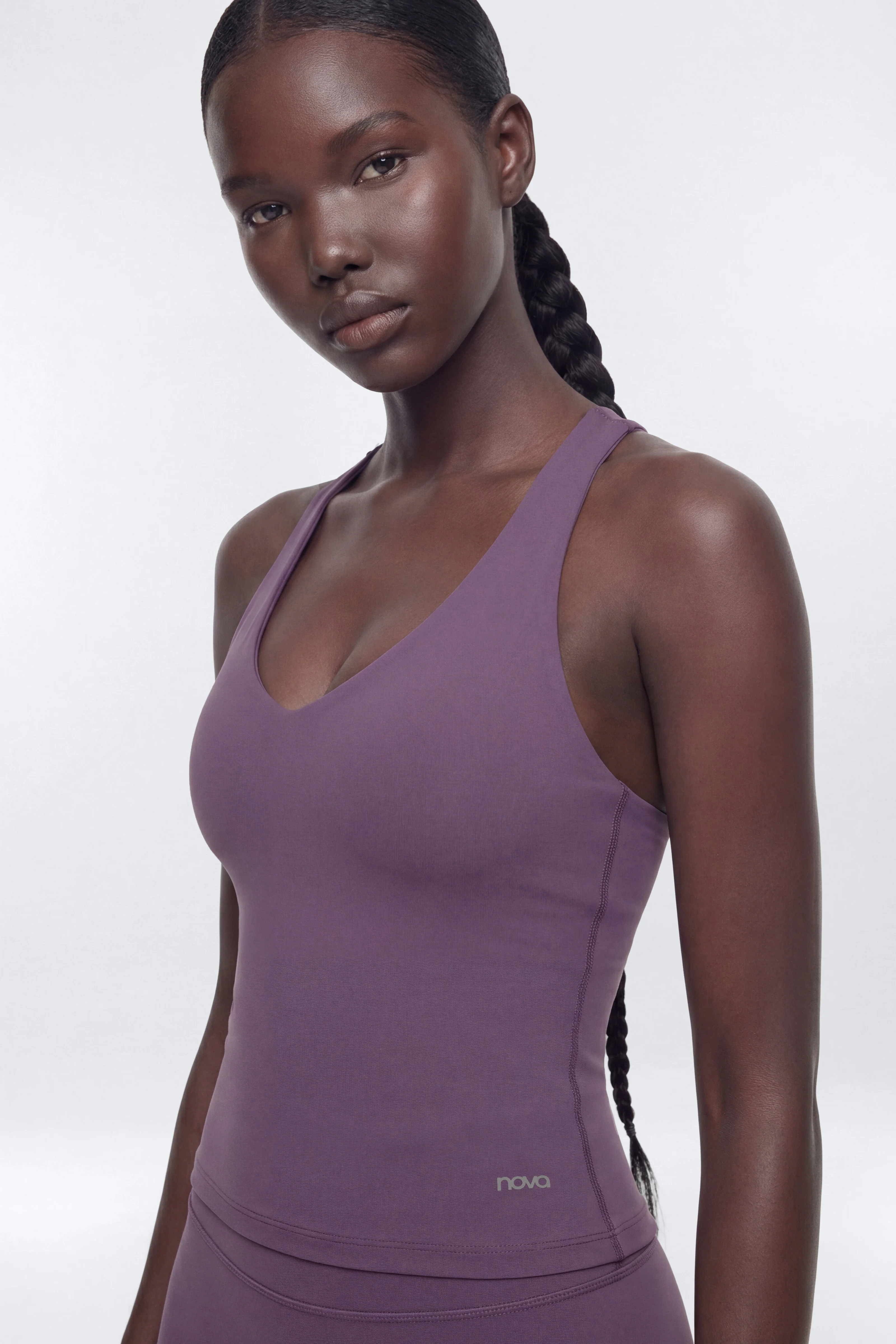 CloudForm™ Racer Back Sports Top - Iris