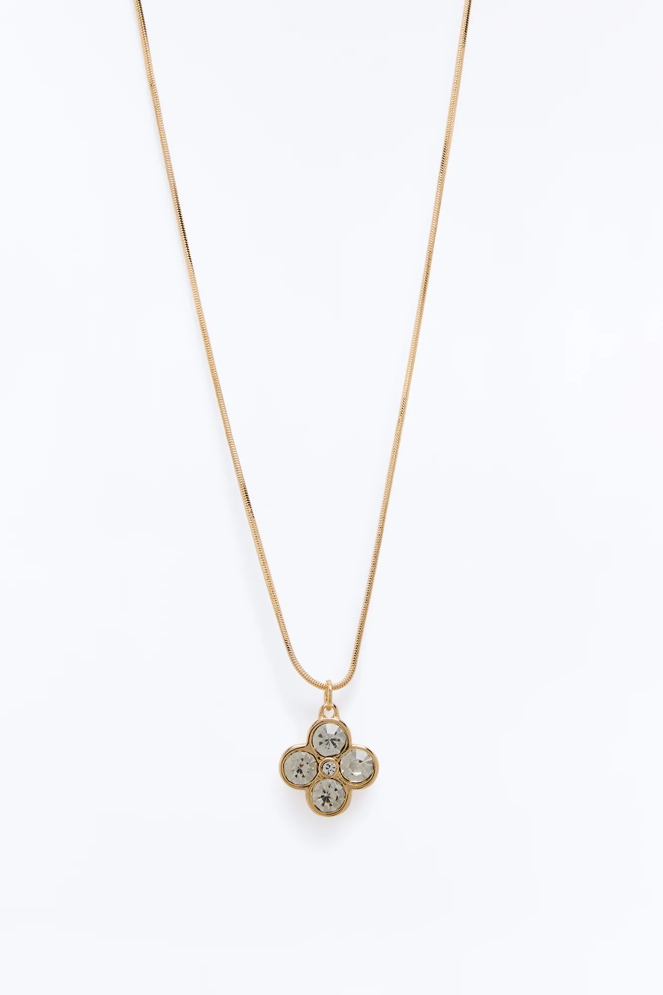 Clover Shine Necklace - Gold