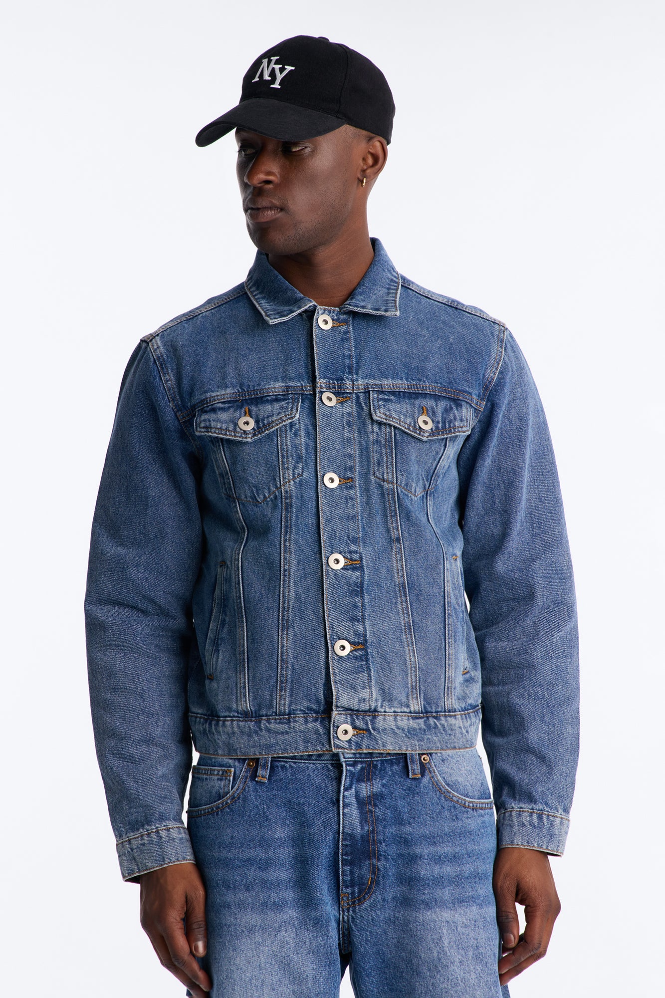Cobain Denim Jacket - Medium Blue Wash