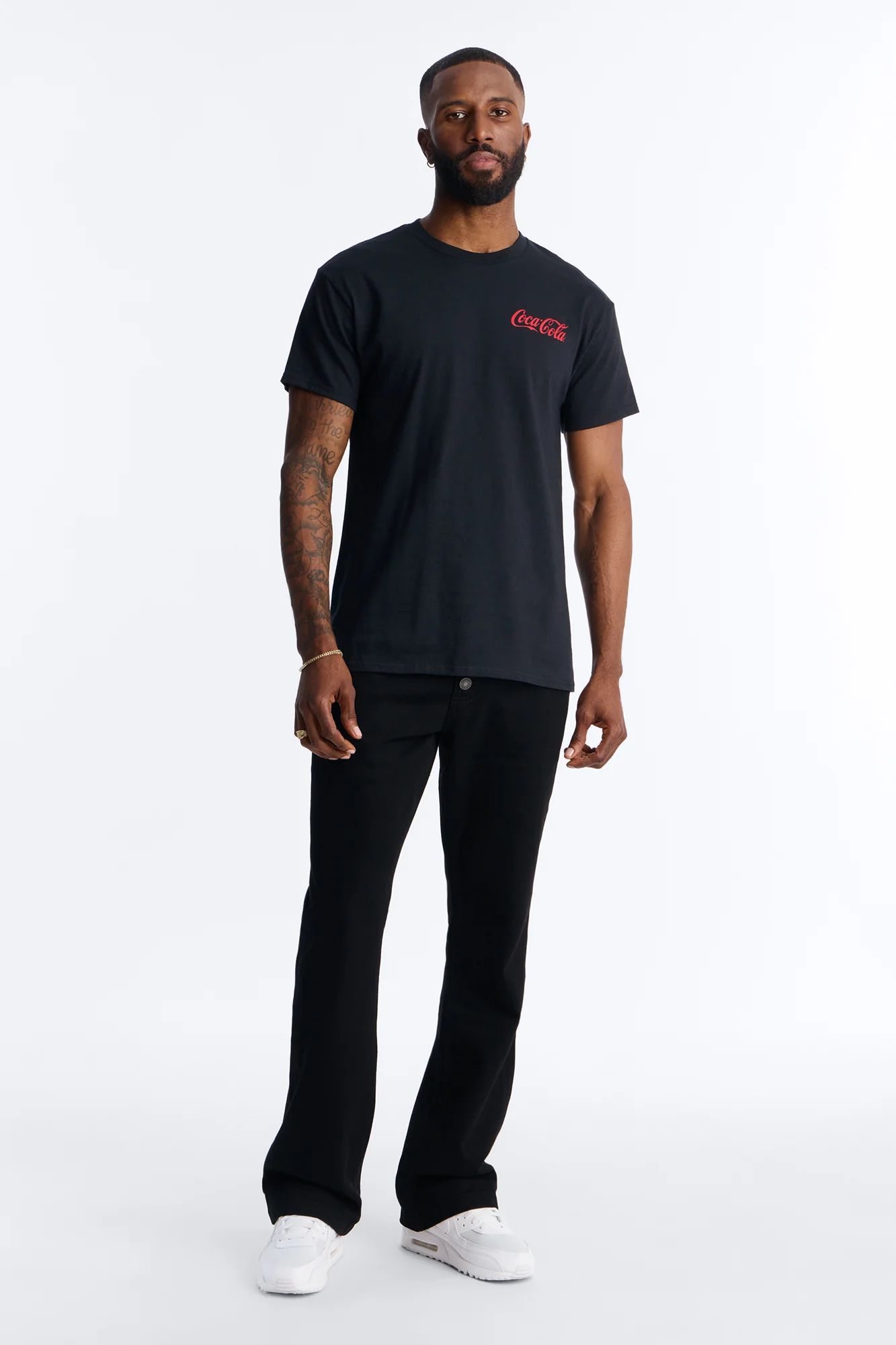 Coca Cola Refresh Heavy Weight Short Sleeve Tee - Black - Image 4
