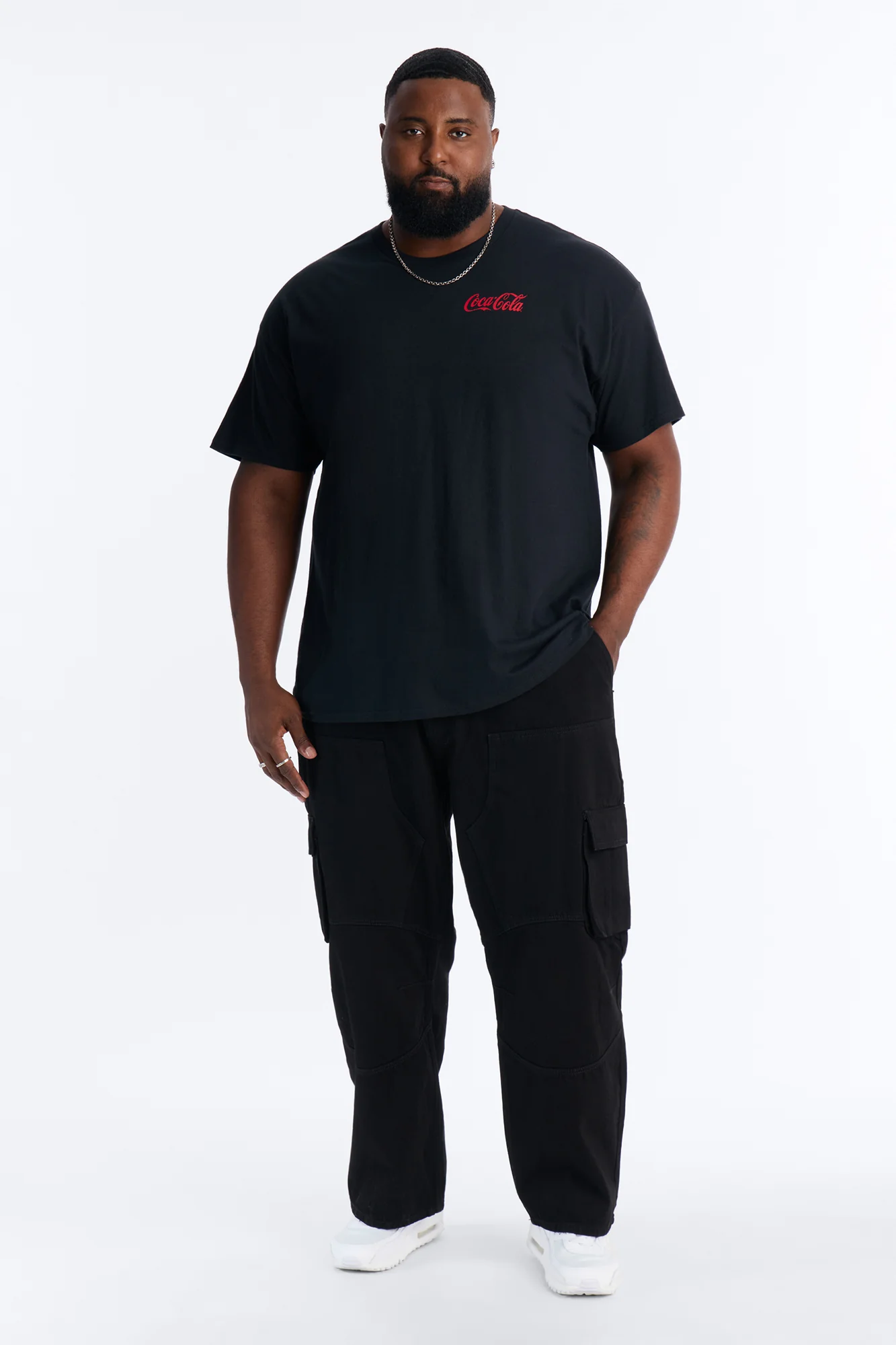 Coca Cola Refresh Heavy Weight Short Sleeve Tee - Black - Image 6