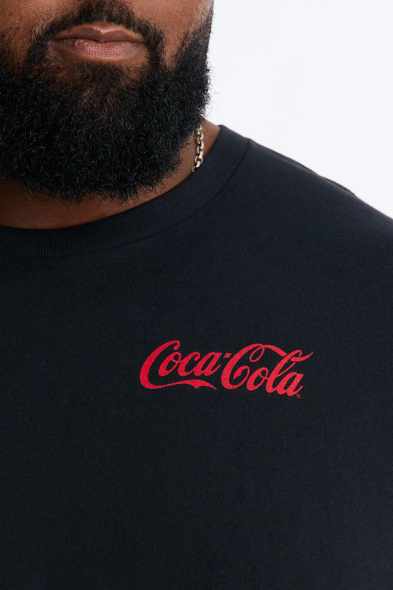 Coca Cola Refresh Heavy Weight Short Sleeve Tee - Black - Image 7