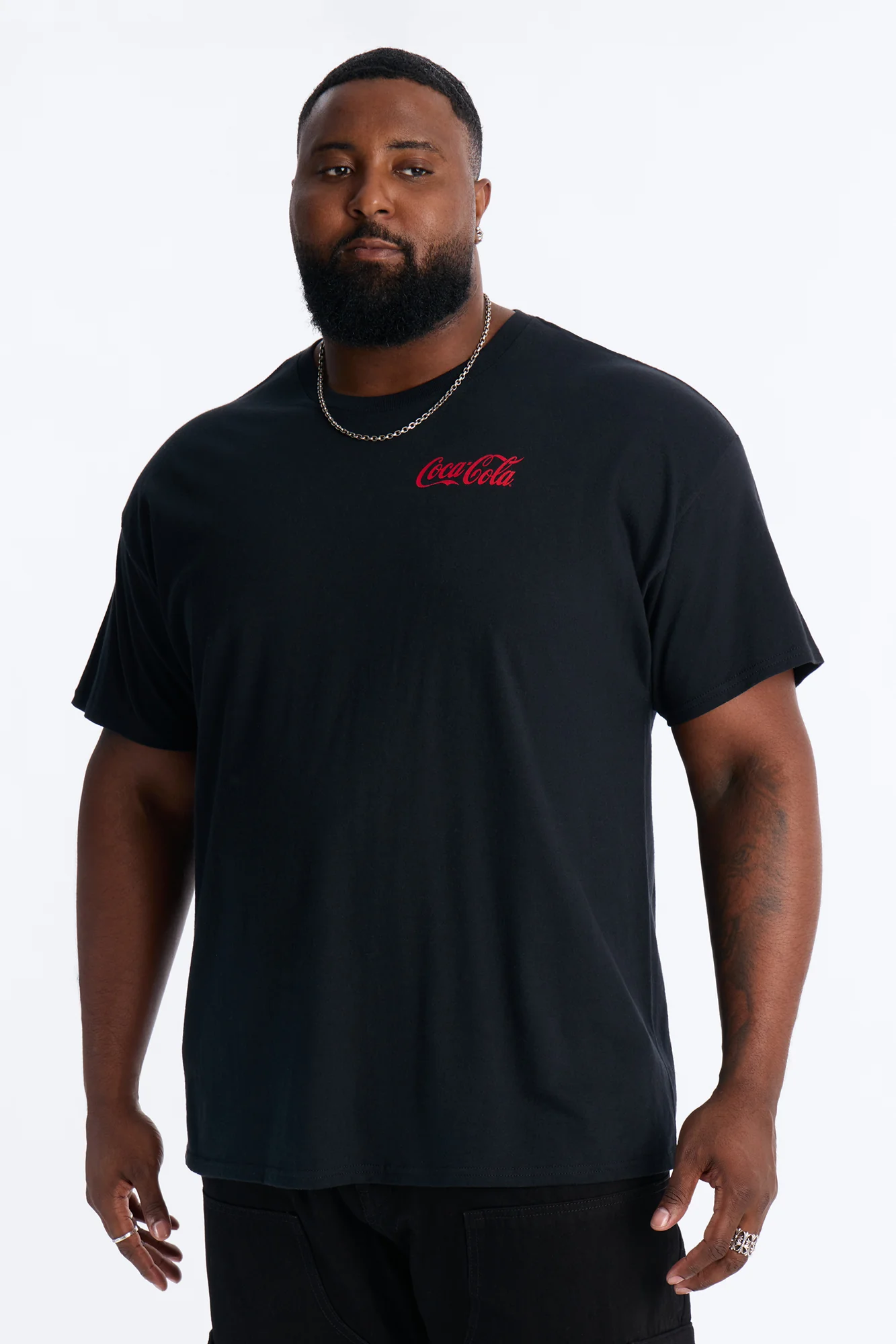 Coca Cola Refresh Heavy Weight Short Sleeve Tee - Black - Image 8