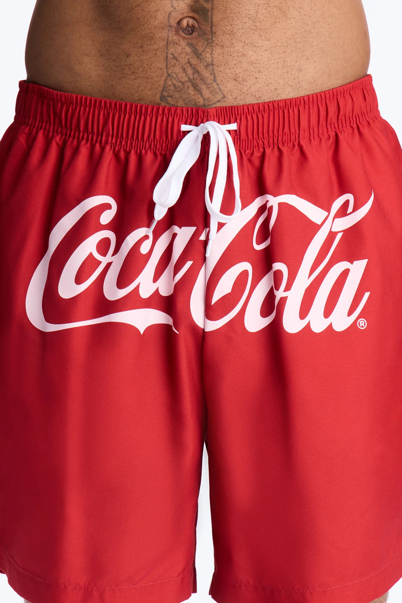 Coca Cola Swim Trunk 7″ - Red - Image 3