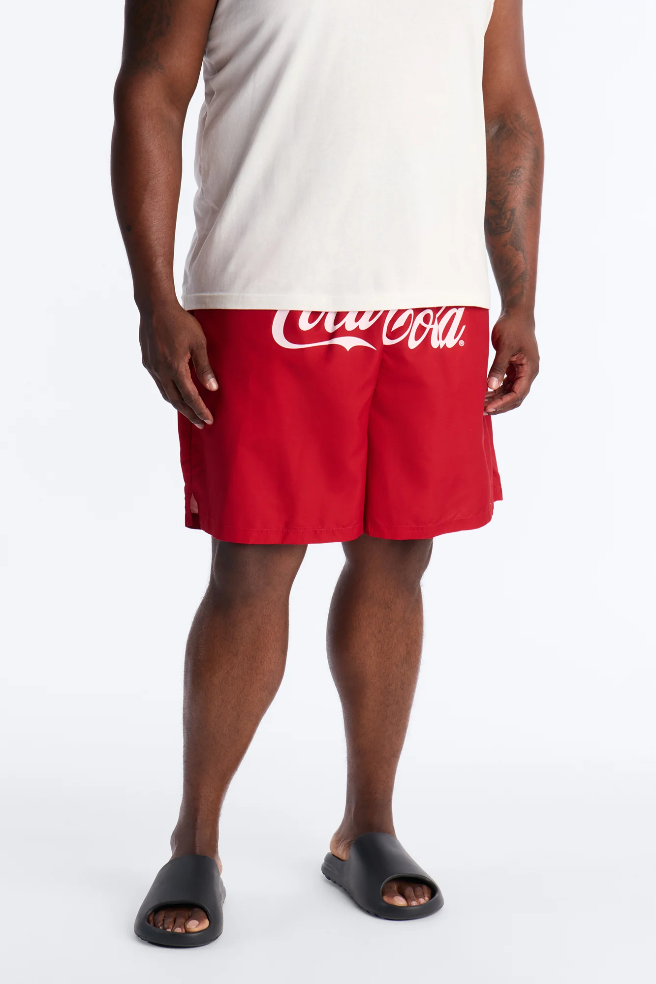 Coca Cola Swim Trunk 7″ - Red - Image 5