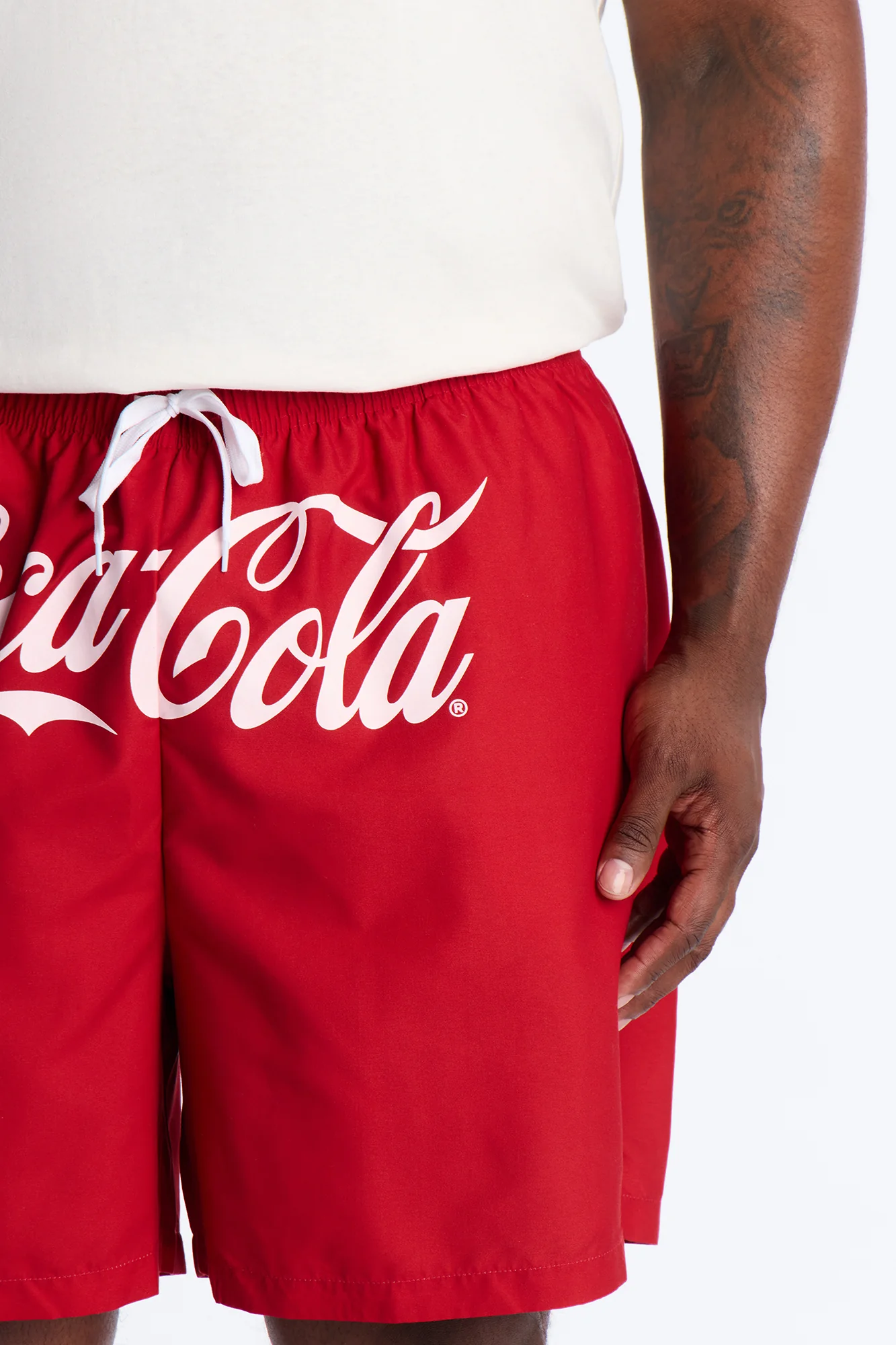 Coca Cola Swim Trunk 7″ - Red - Image 7