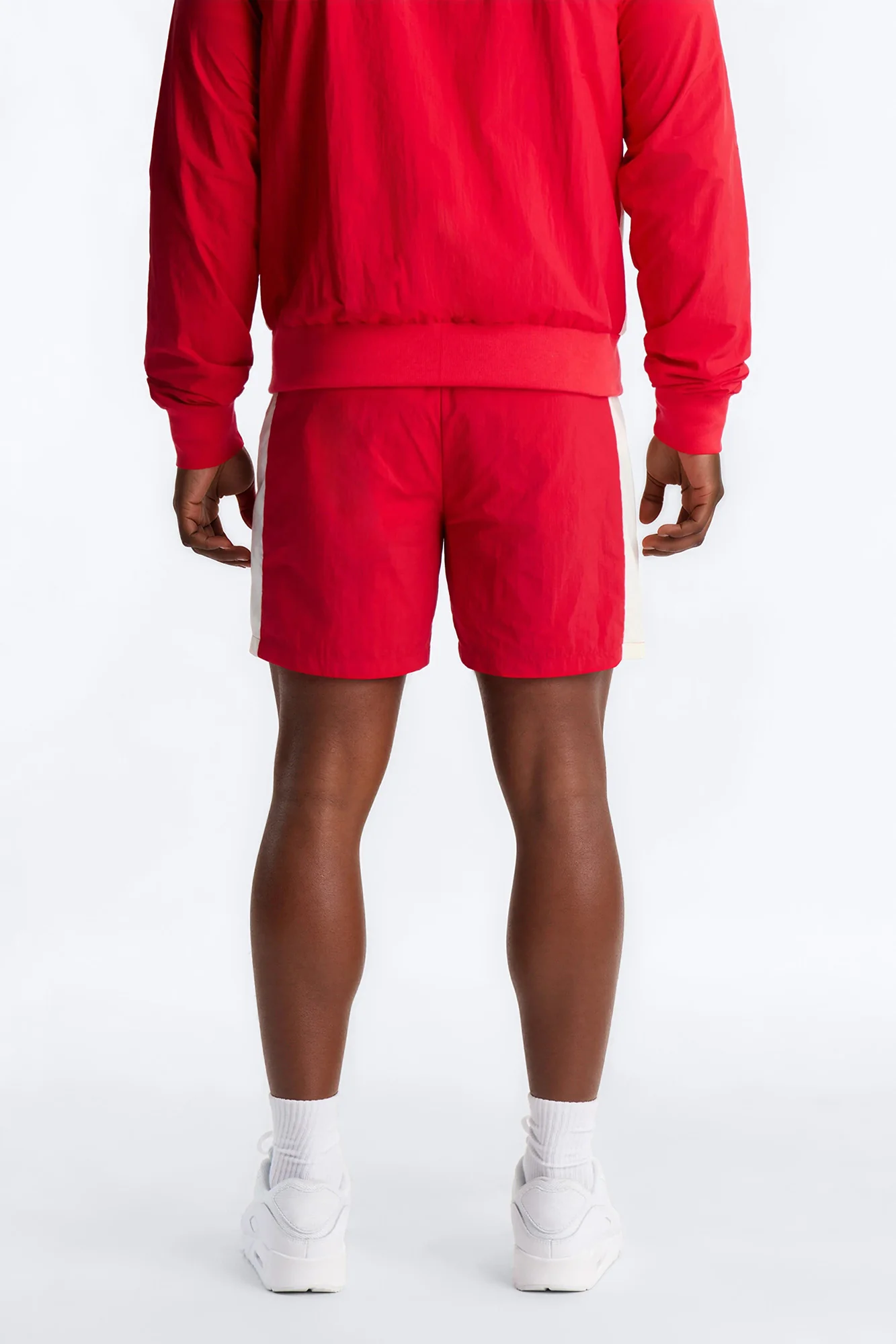 Coca Cola Warm Up Track Short - Red/combo - Image 4