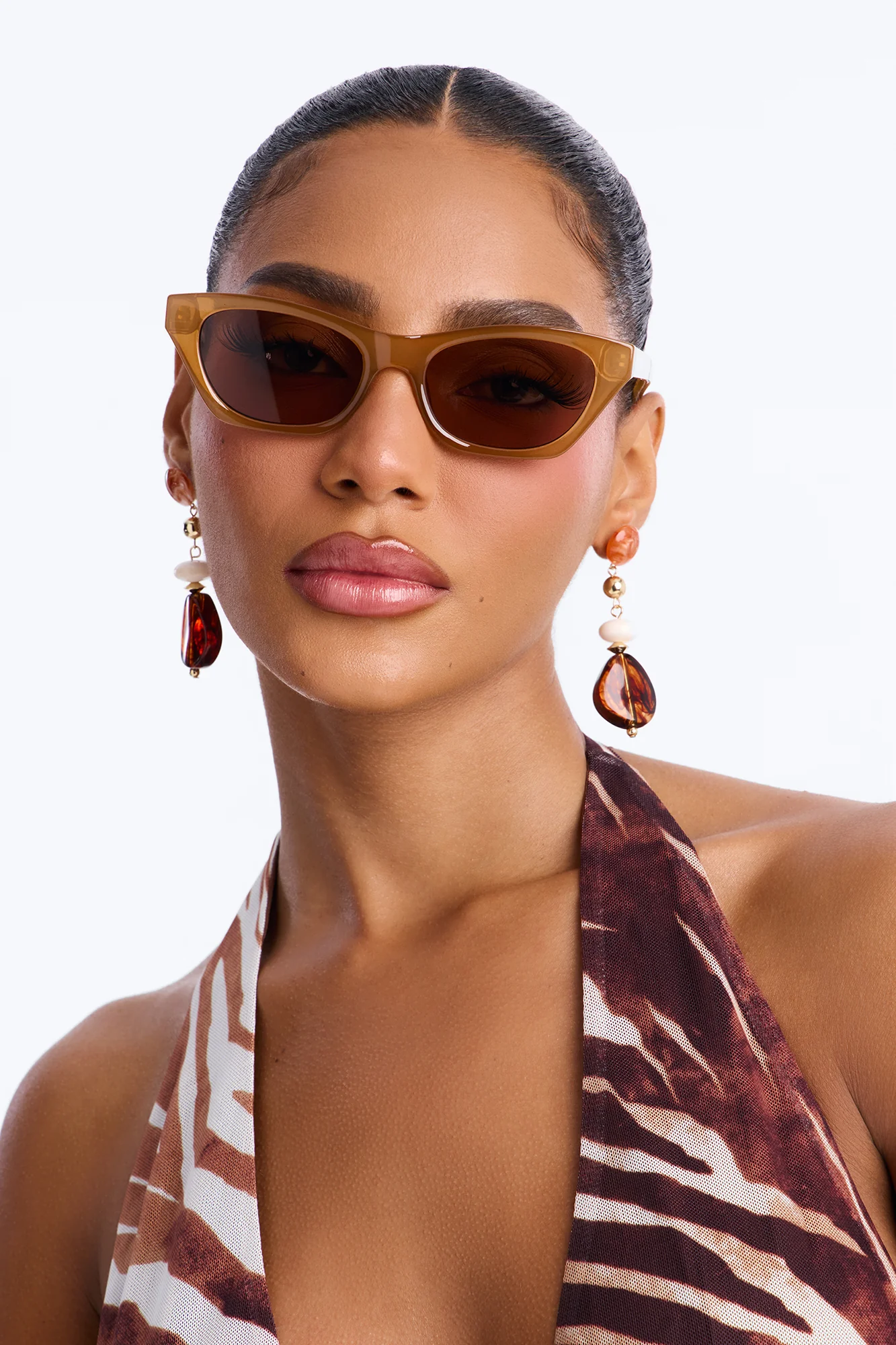 Coconut Kiss Sunglasses - Nude