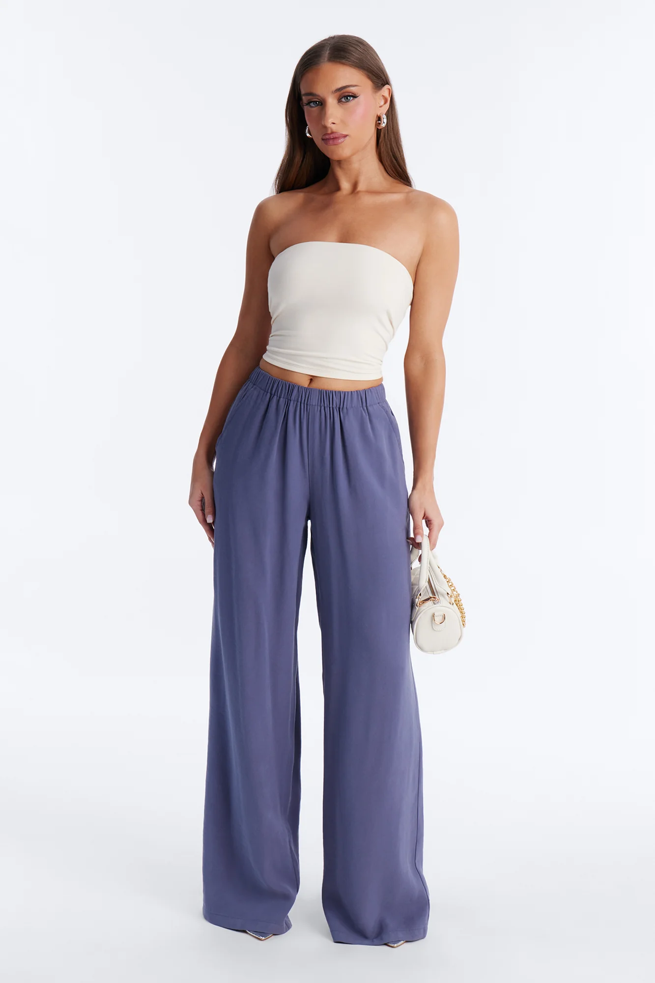 Coffee Break Straight Leg Pant 33″ - Navy