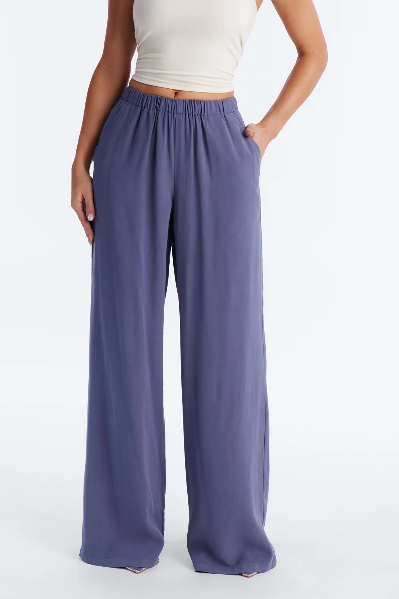 Coffee Break Straight Leg Pant 33″ - Navy - Image 2