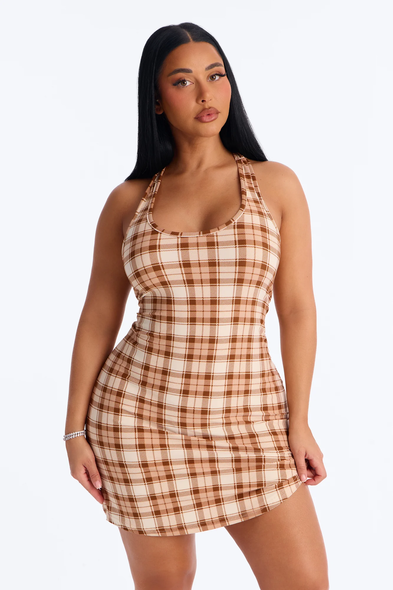 Coffee Time PJ Sleep Dress - Brown