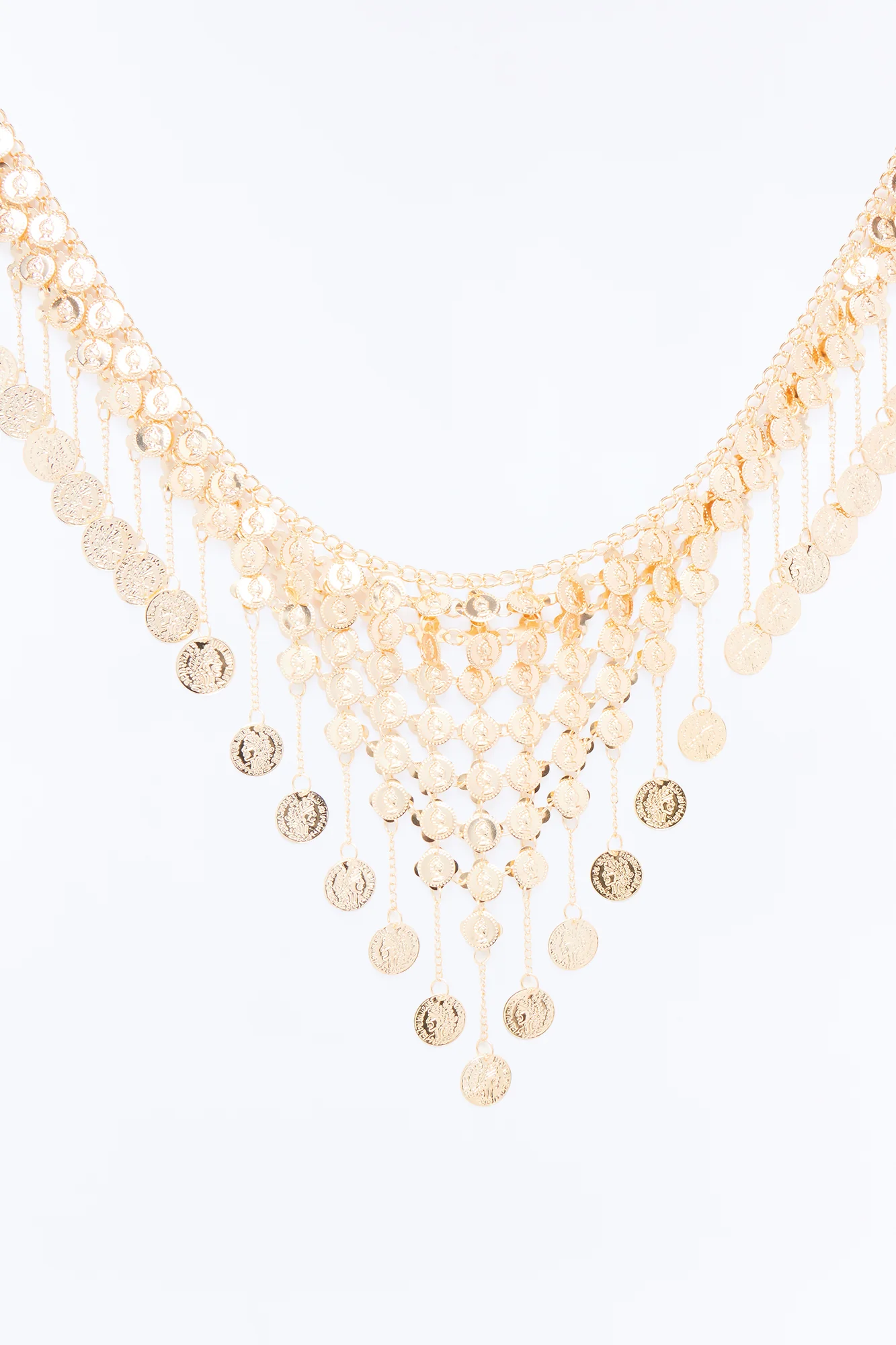 Coin Collective Necklace - Gold - Image 4