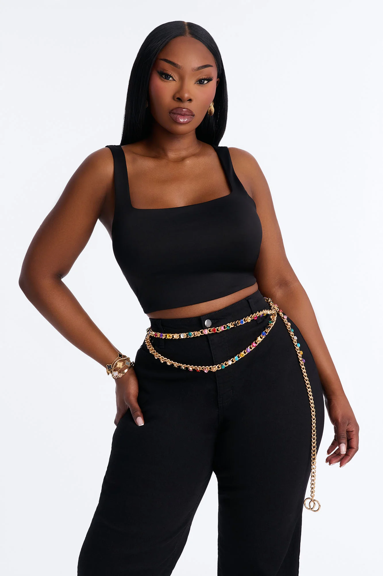 Colors Of The Sun Chain Belt - Gold - Image 6
