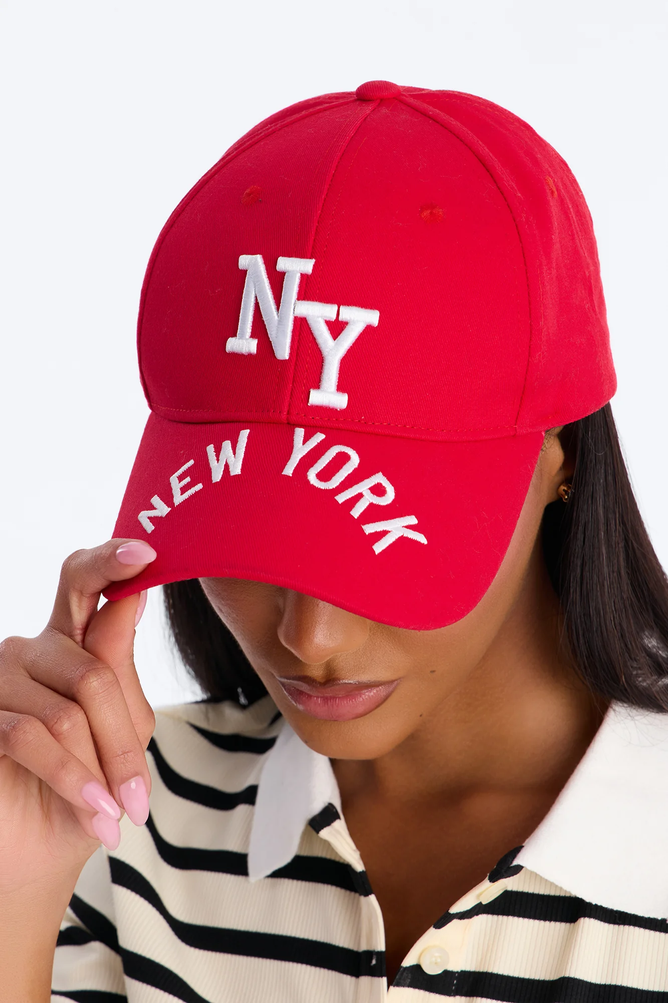 Come At Me NY Baseball Hat - Red