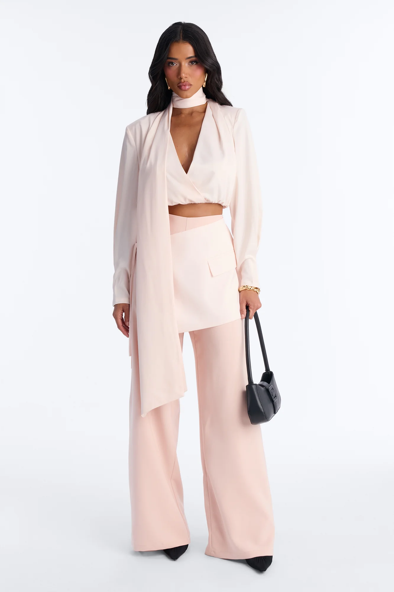 Command Attention Skirt Pant - Light Pink