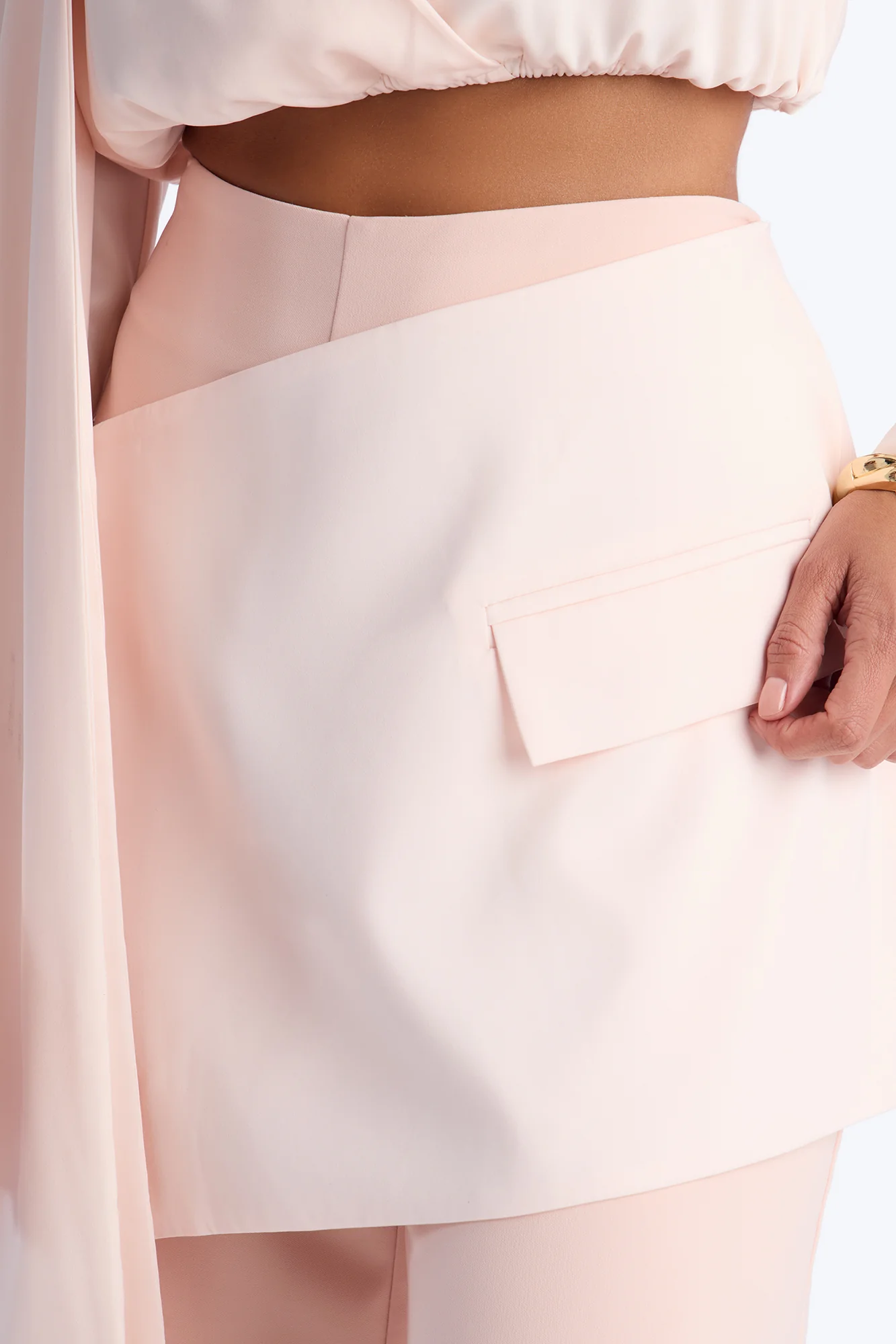 Command Attention Skirt Pant - Light Pink - Image 3