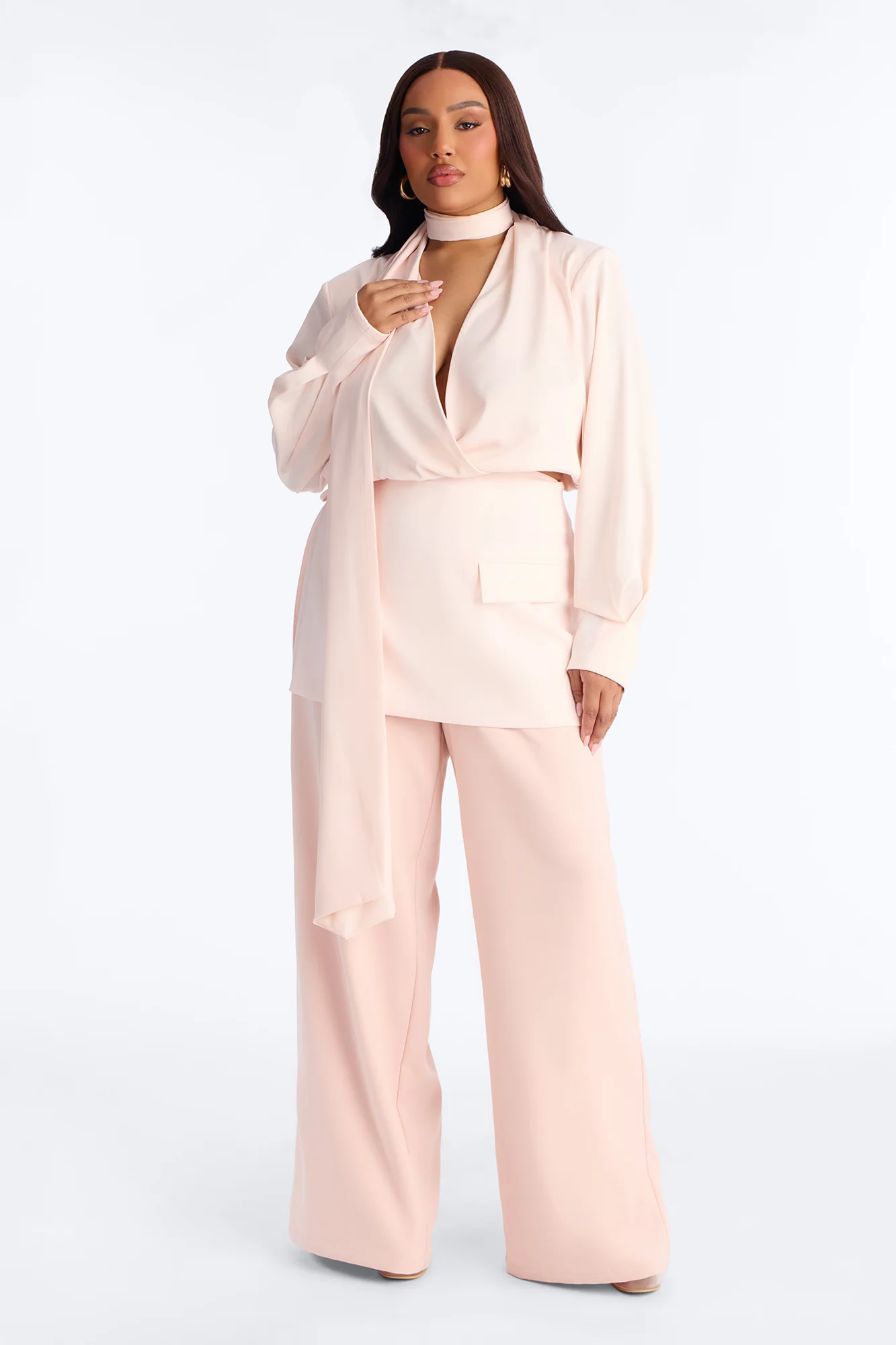Command Attention Skirt Pant - Light Pink - Image 5